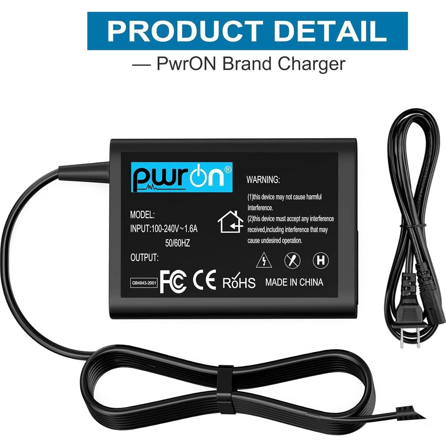 Cargador Adaptador CA PwrON para Taza Ember CM19 2.01m