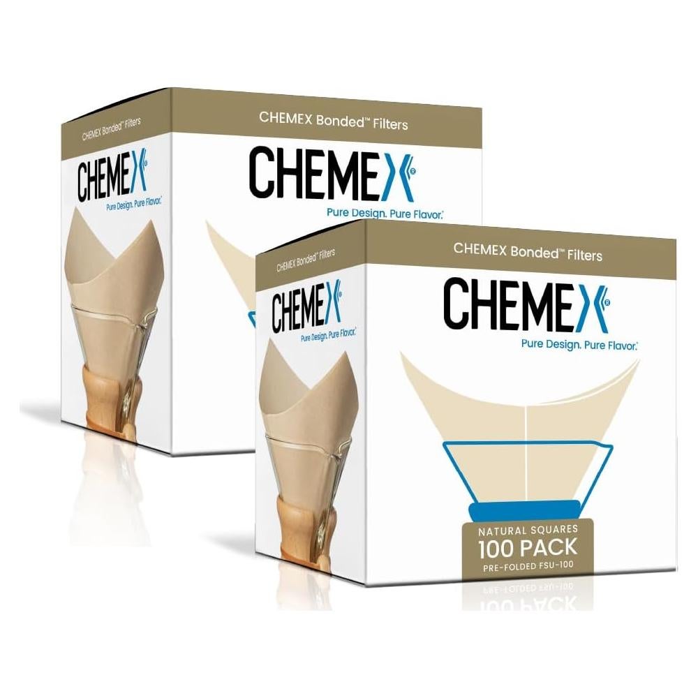 Filtro Chemex Cuadrado de Papel - 200 Unidades - FS-100