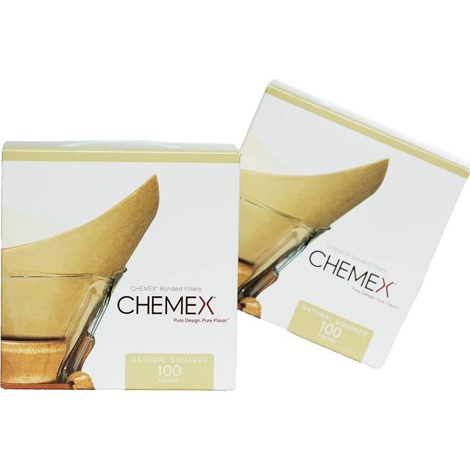 Filtro Chemex Cuadrado de Papel - 200 Unidades - FS-100