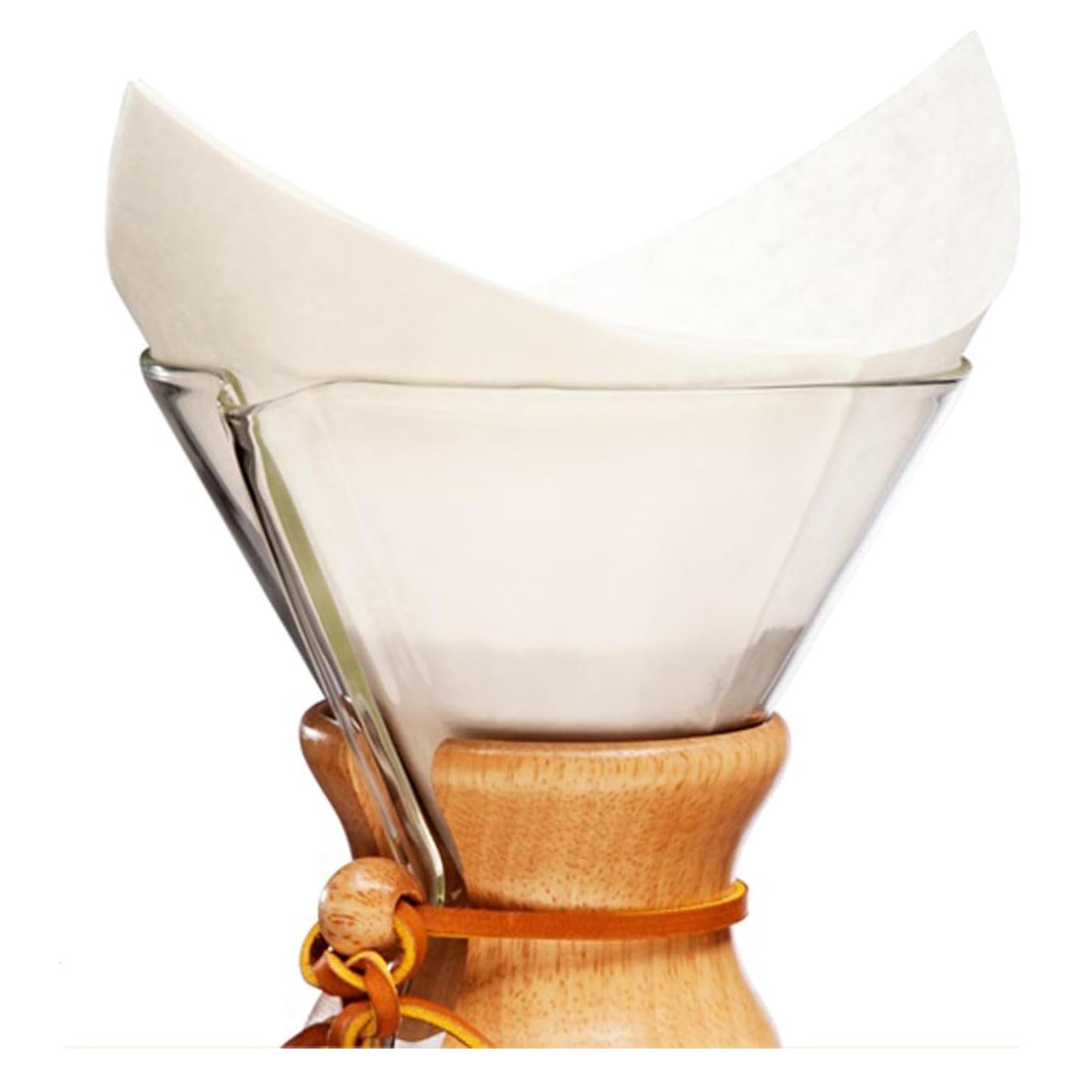 Filtros Cuadrados Chemex - 200 Unidades - Papel Sostenible