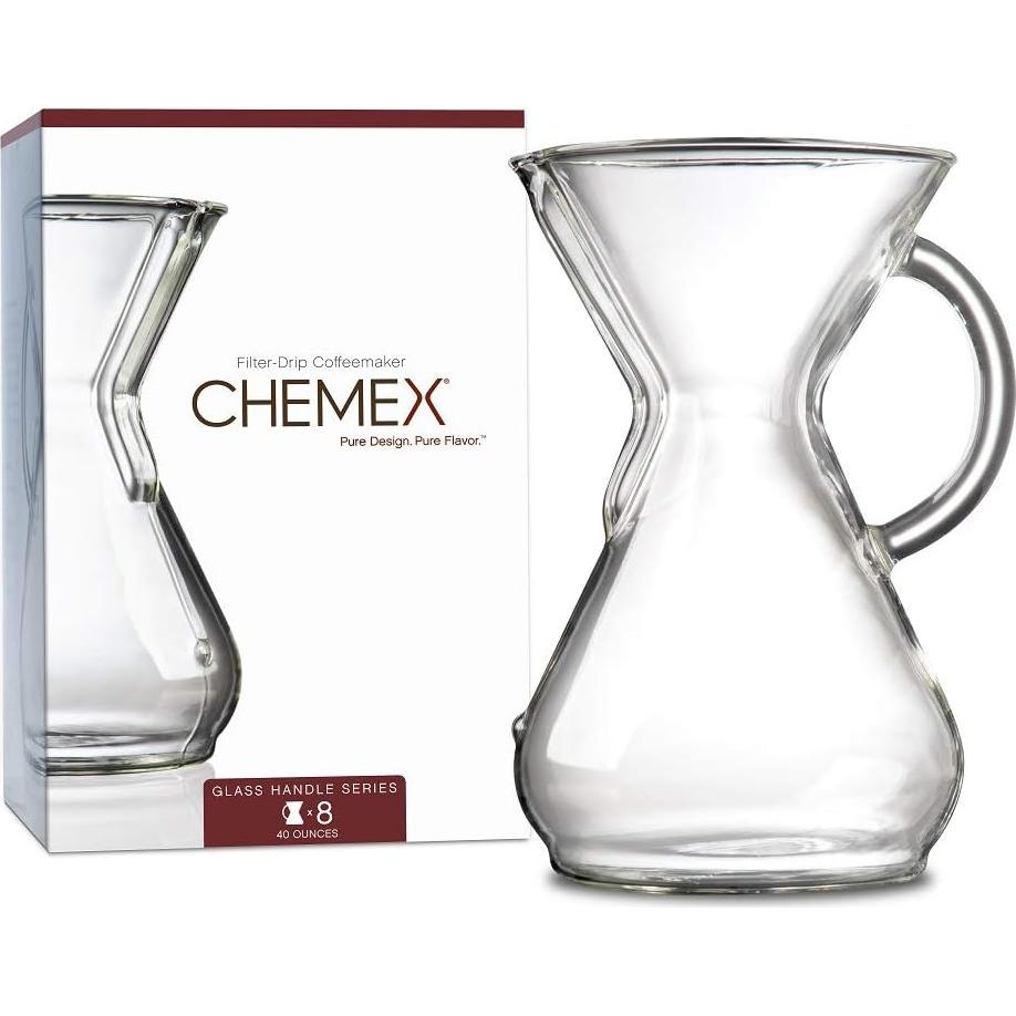 Cafetera Chemex de Vidrio 8 Tazas CM-8GH - Manual