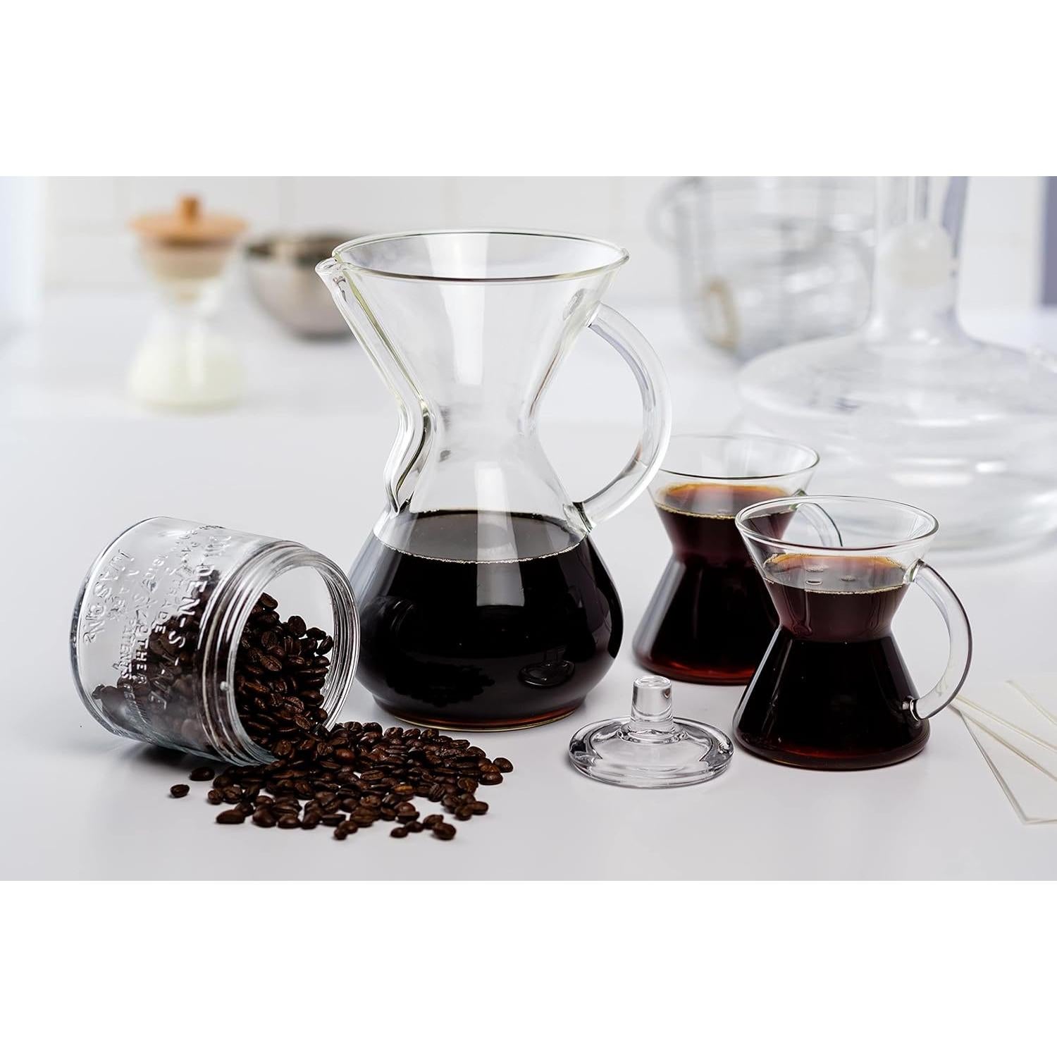 Cafetera Chemex de Vidrio 8 Tazas CM-8GH - Manual