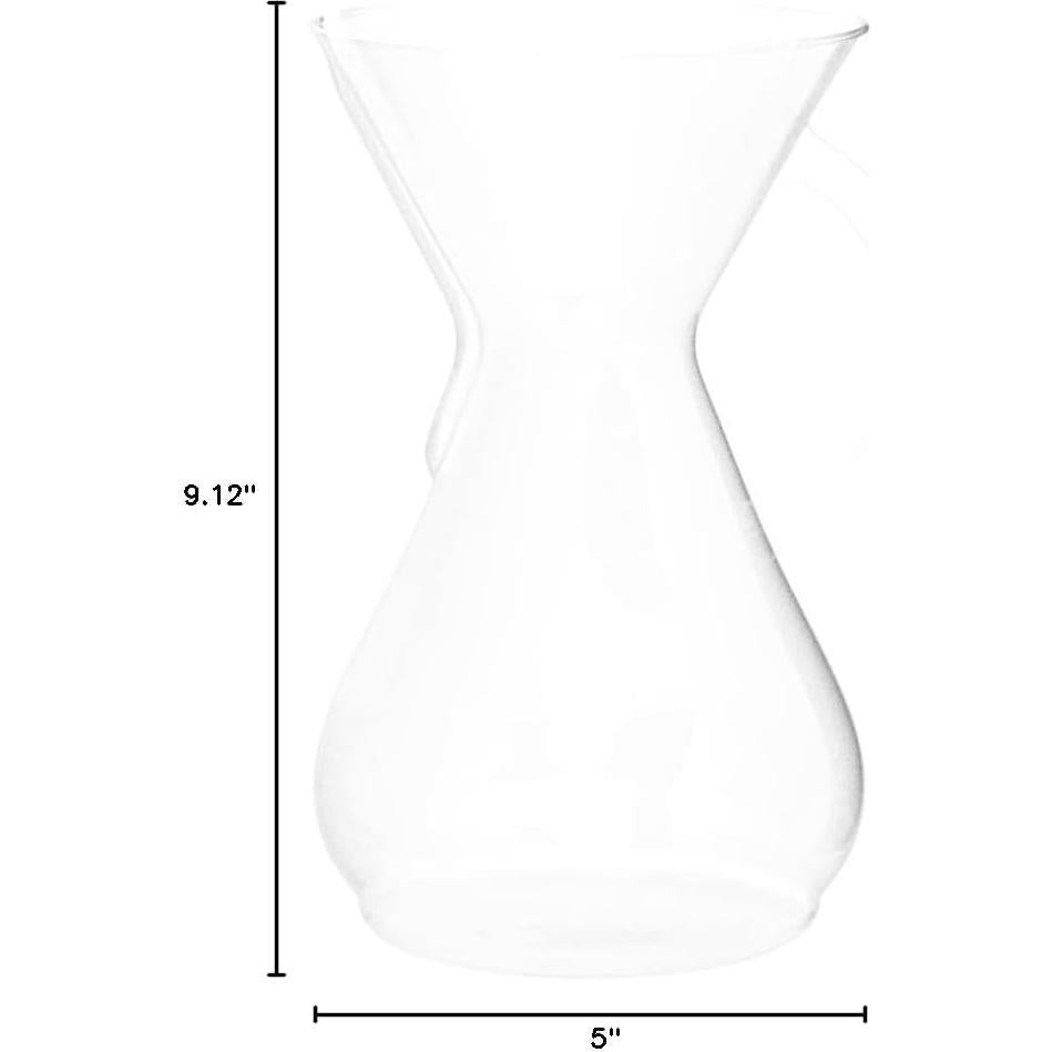 Cafetera Chemex de Vidrio 8 Tazas CM-8GH - Manual