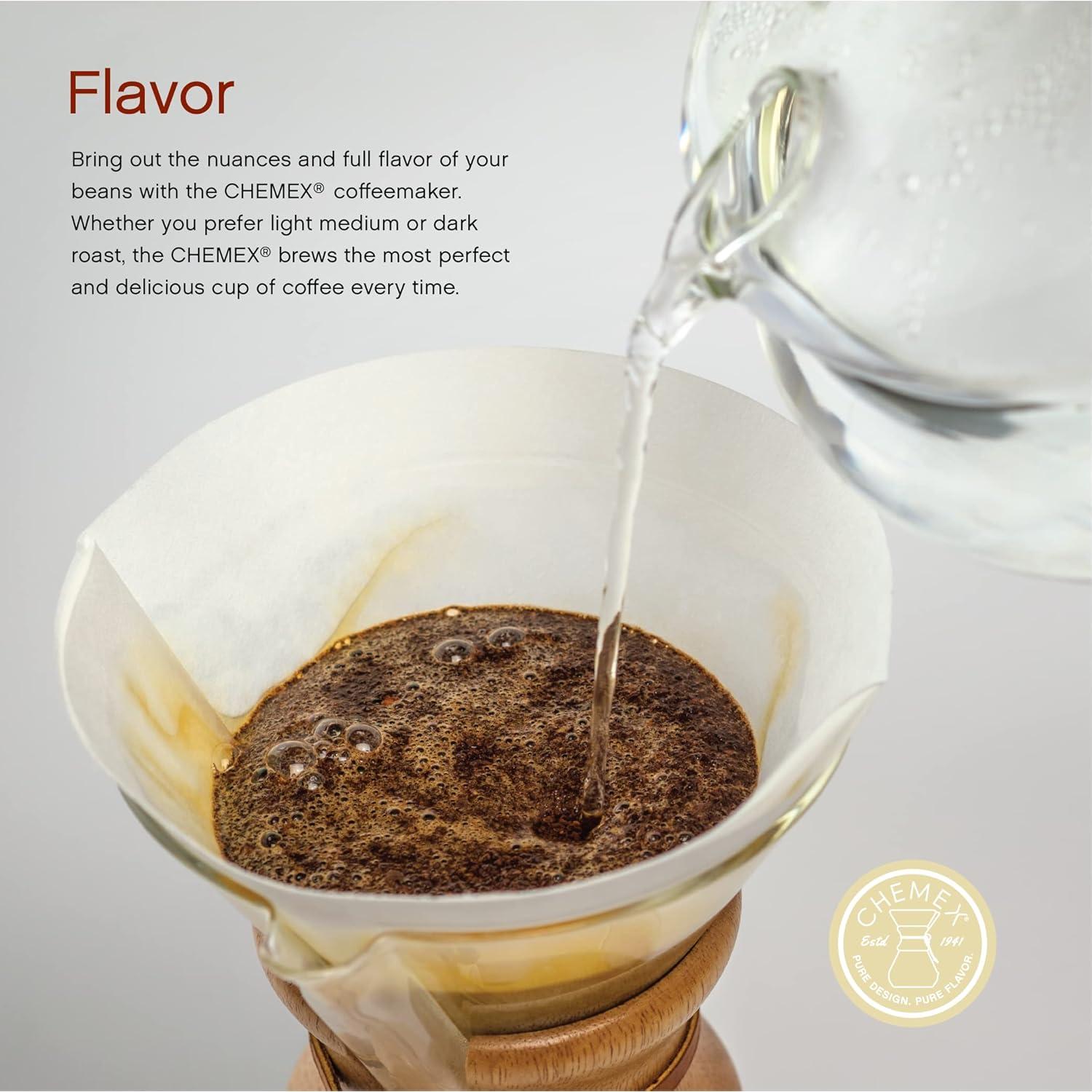 Filtros de Café Chemex Bonded Círculo 100 ct - 2 Paquetes