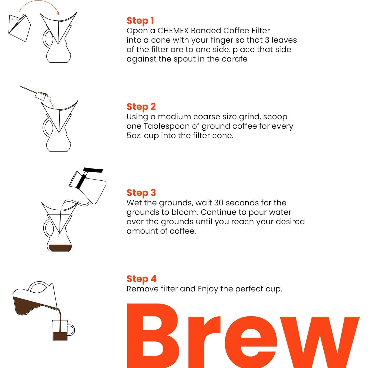 Cafetera Chemex ChemAer de Vidrio - 8 Tazas - 1.3 kg