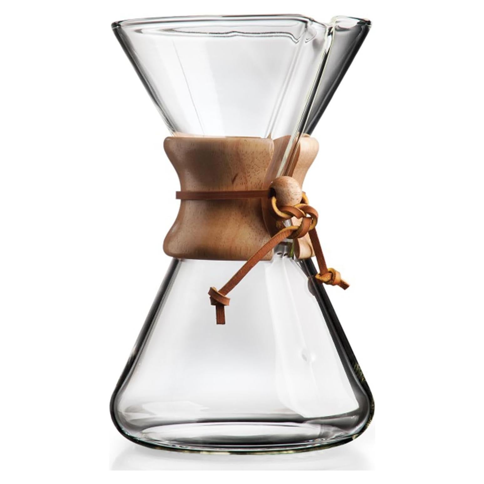 Cafetera Chemex Pour-Over 8 Tazas - Vidrio Borosilicato