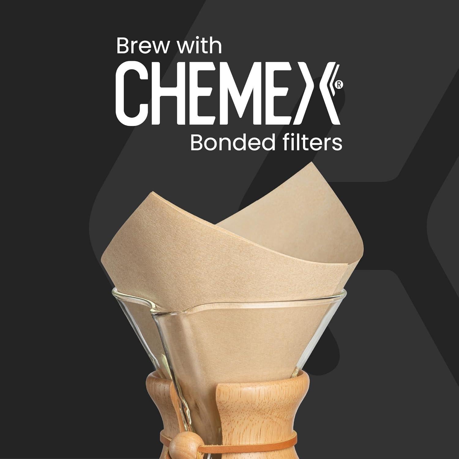 Cafetera Chemex Pour-Over 8 Tazas - Vidrio Borosilicato