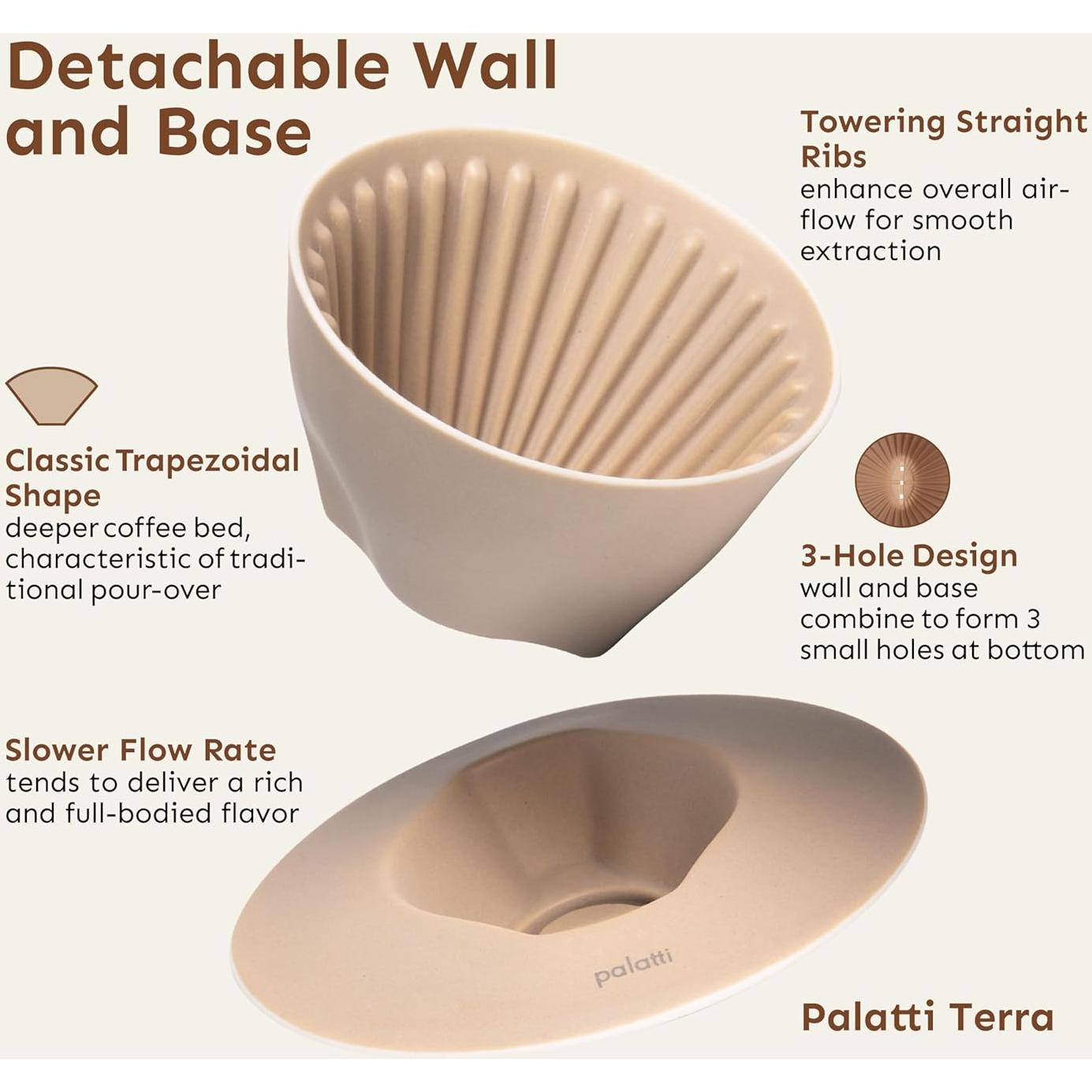 Set de 3 Gotero de Café Palatti Universal - Porcelana Modular