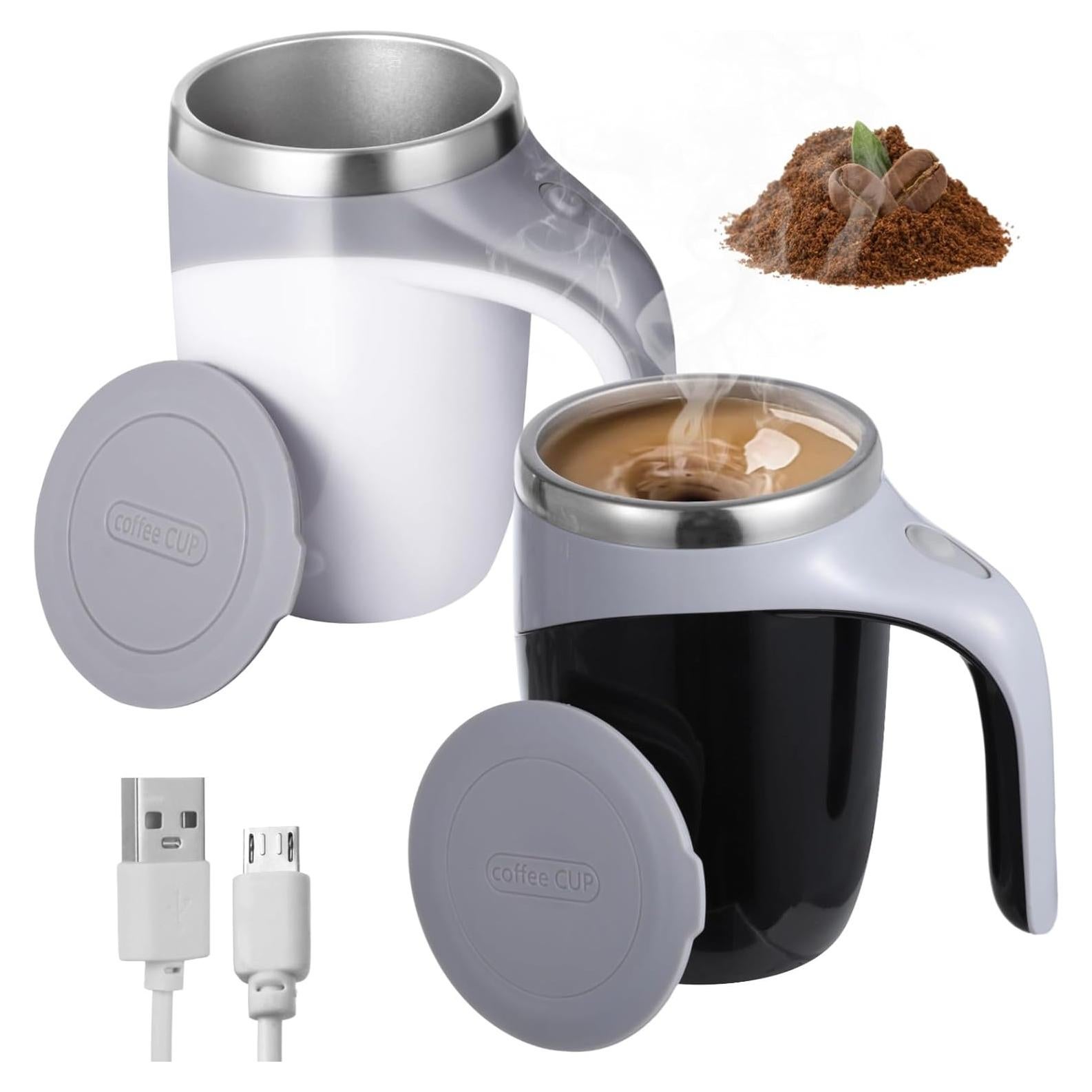 Taza de café auto mezcladora Lnrueg 393.7ml 2 piezas