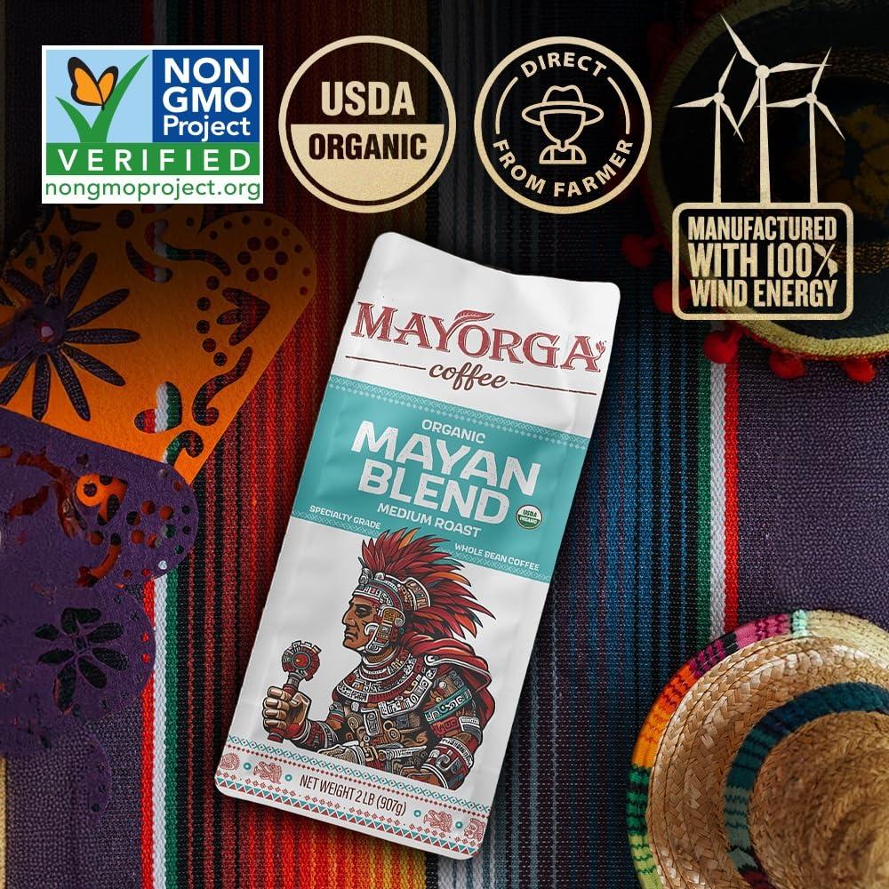 Café Orgánico Mayorga 907g Mezcla Maya Tostado Medio 100% Arábica