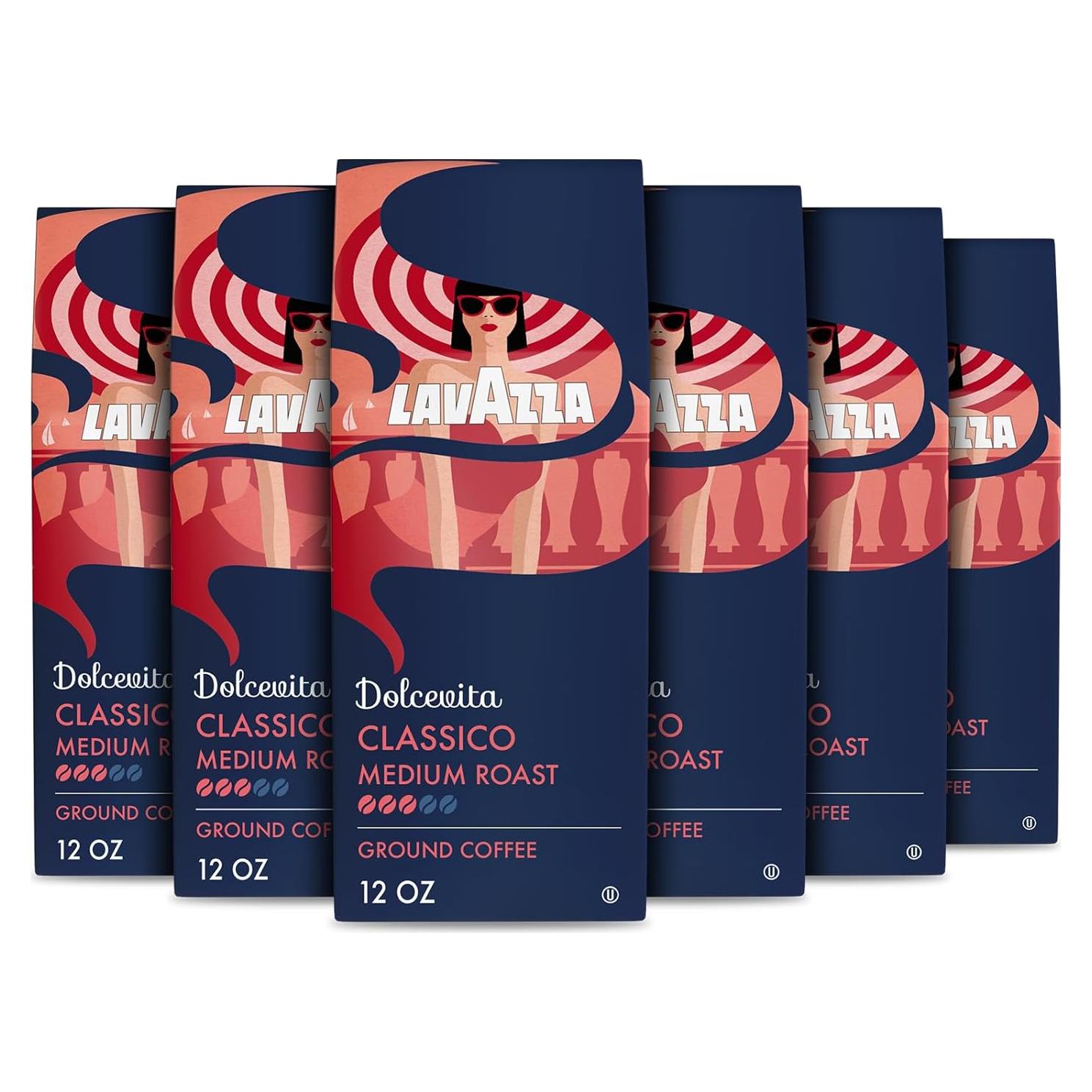 Café Molido Lavazza Dolcevita Classico 6x340g Tostado Medio