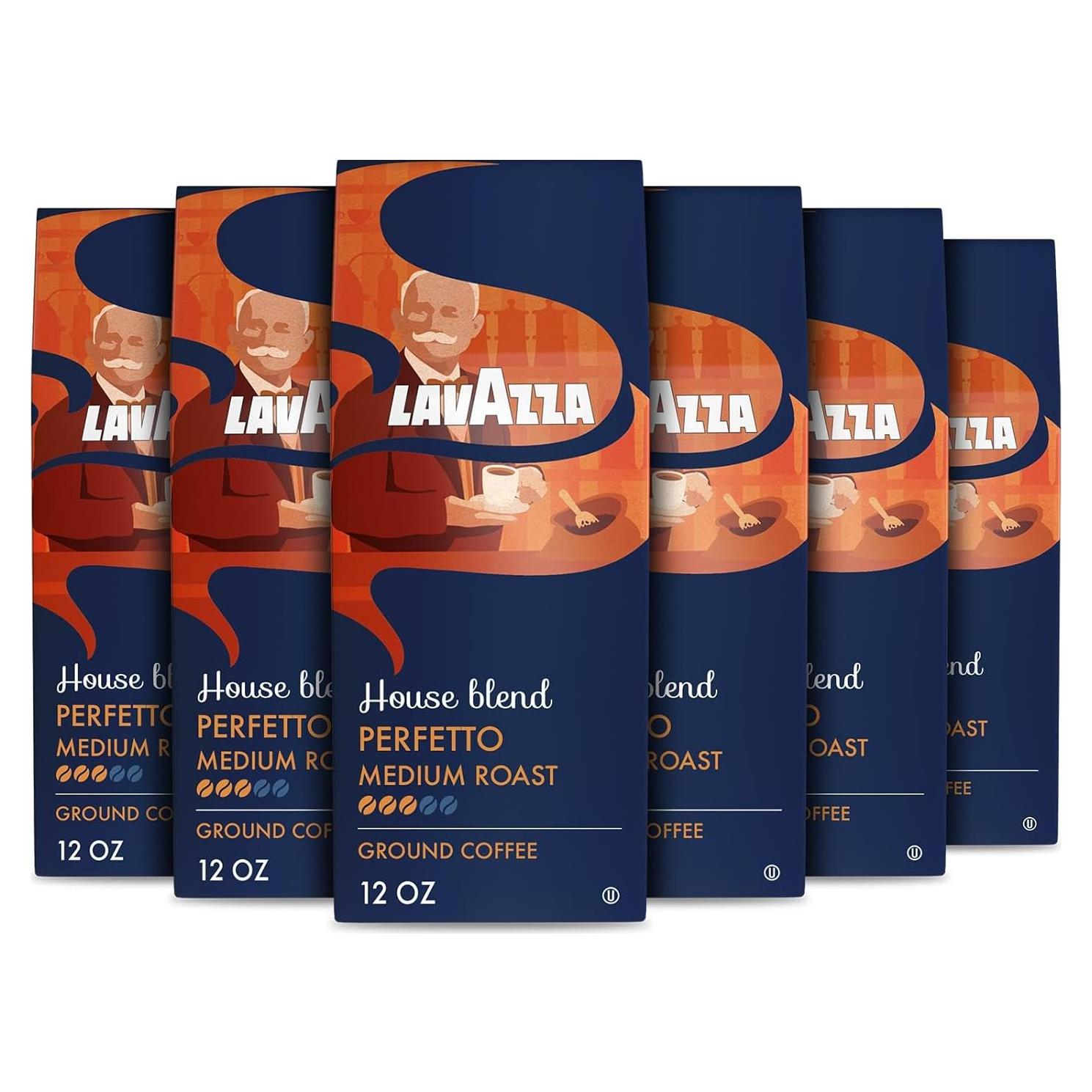 Café Molido Lavazza Mezcla Casa Perfetto 6x340g 100% Arábica
