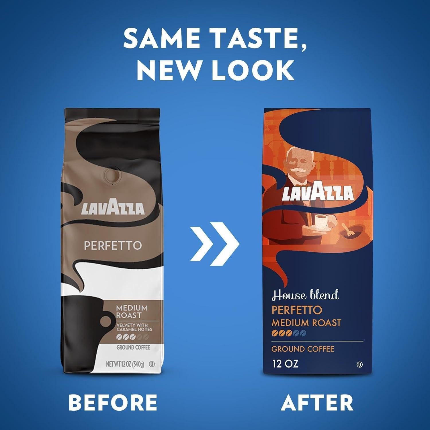 Café Molido Lavazza Mezcla Casa Perfetto 6x340g 100% Arábica