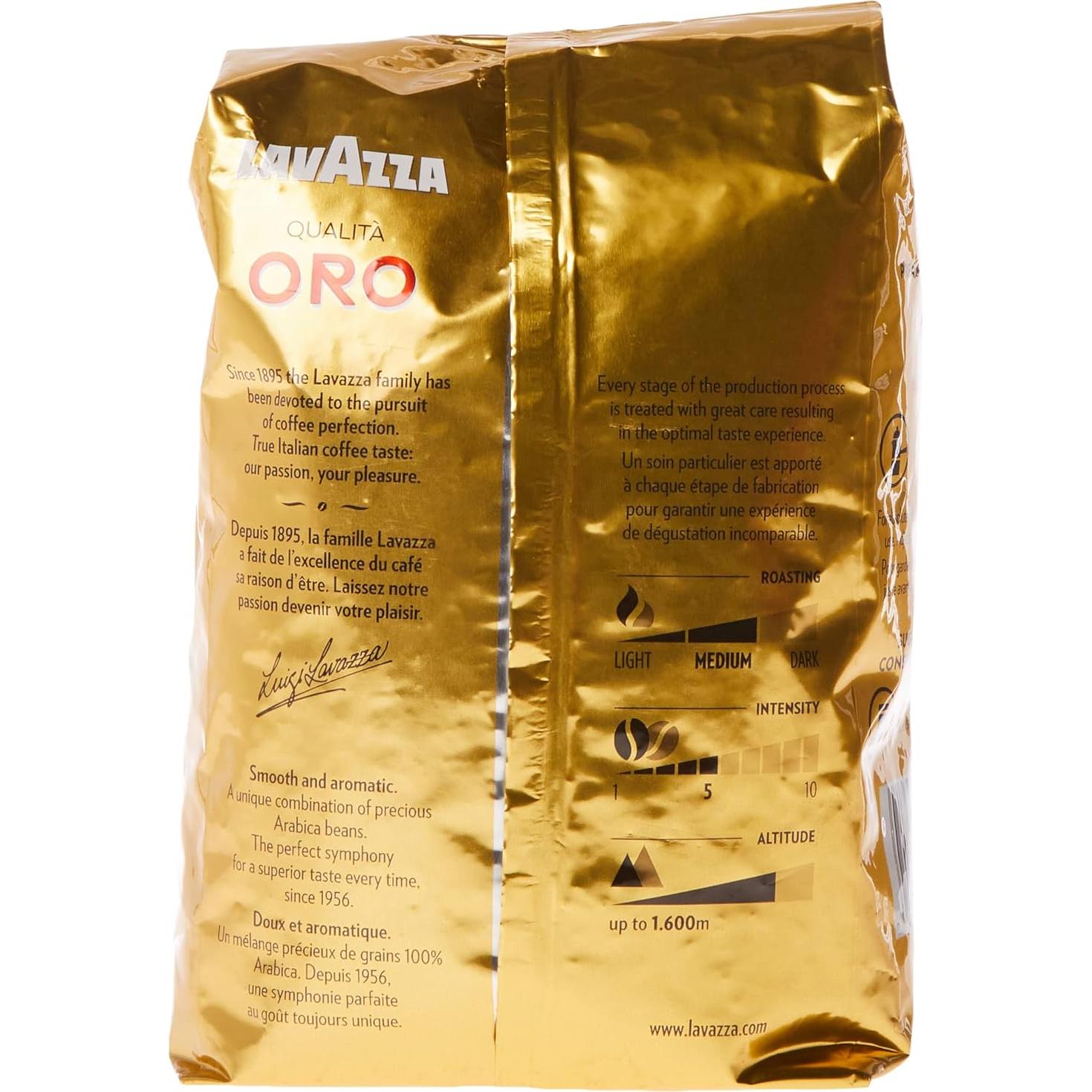 Café en Grano Lavazza Qualità Oro Tostado Medio 100% Arábica 6 kg