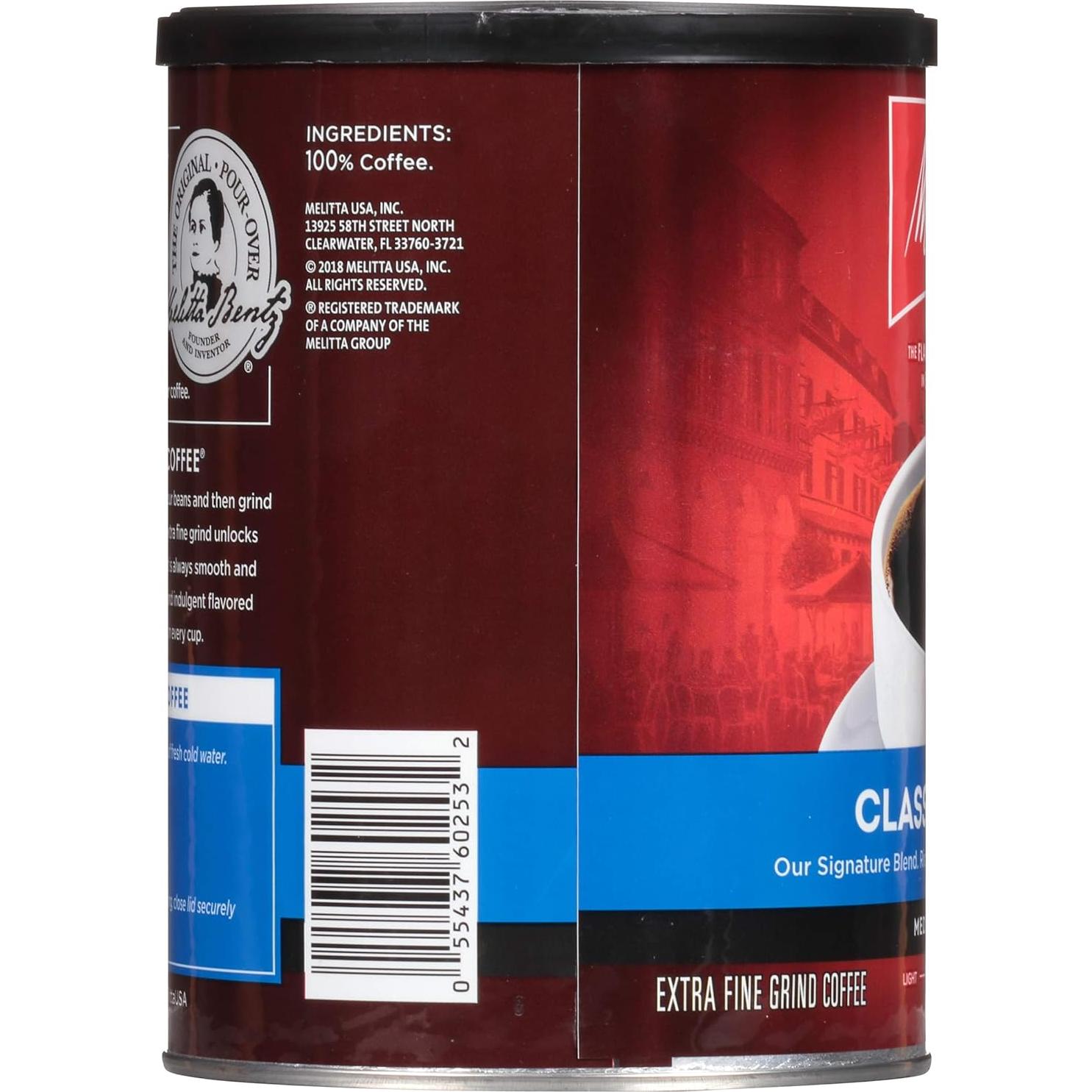 Café Melitta Classic Blend Tostado Medio Molido 1.87 kg