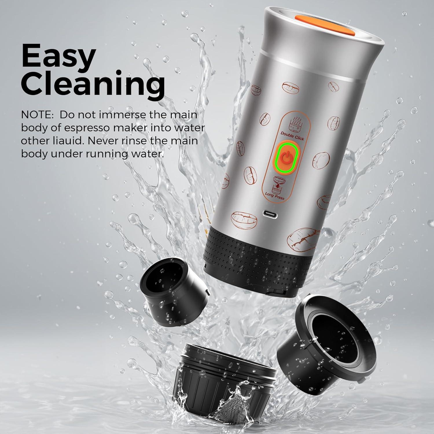 Cafetera de Espresso Portátil Aerogogo 20 Bar Inalámbrica