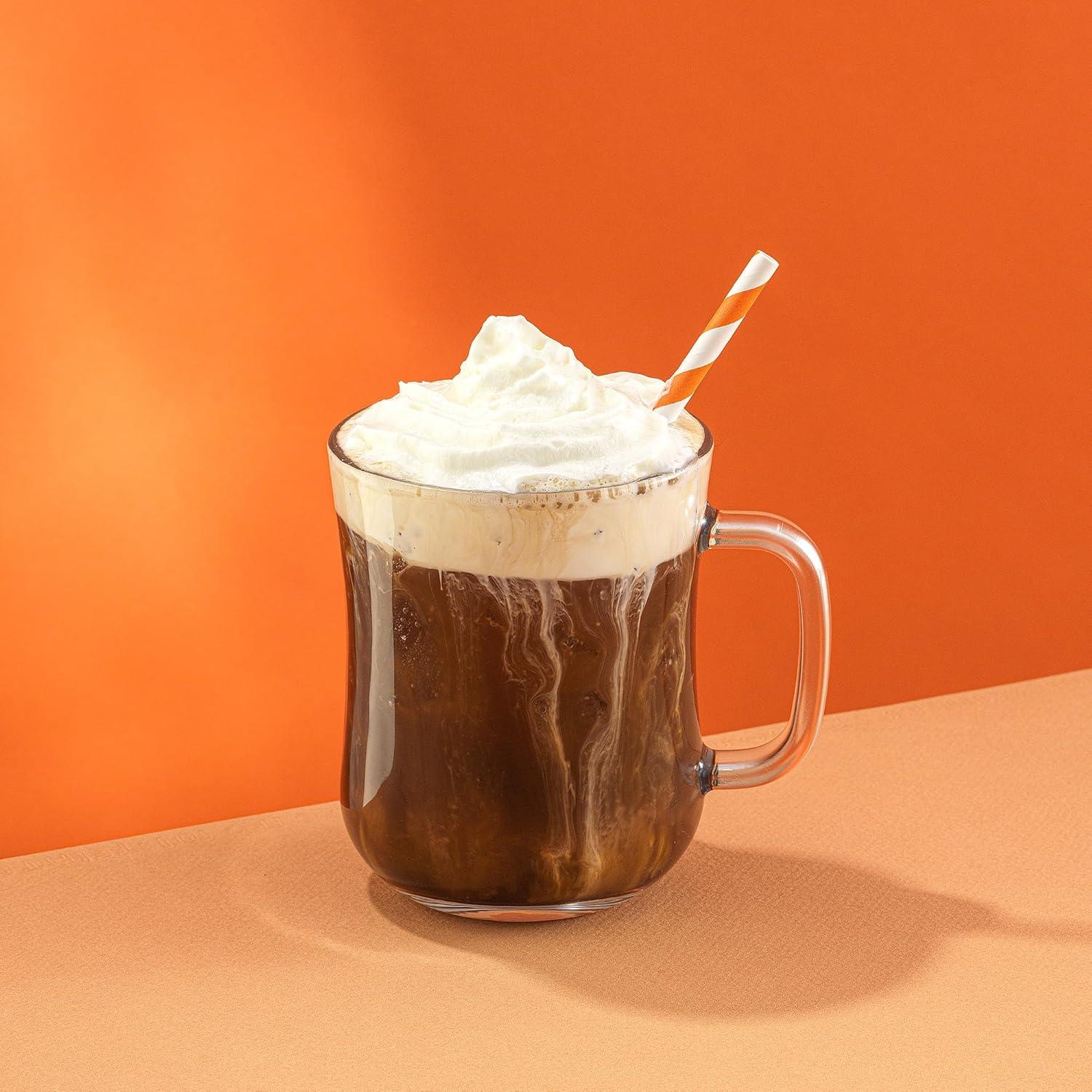 Set de 6 Tazas de Café de Vidrio JoyJolt 15.5oz Apto Lavavajillas