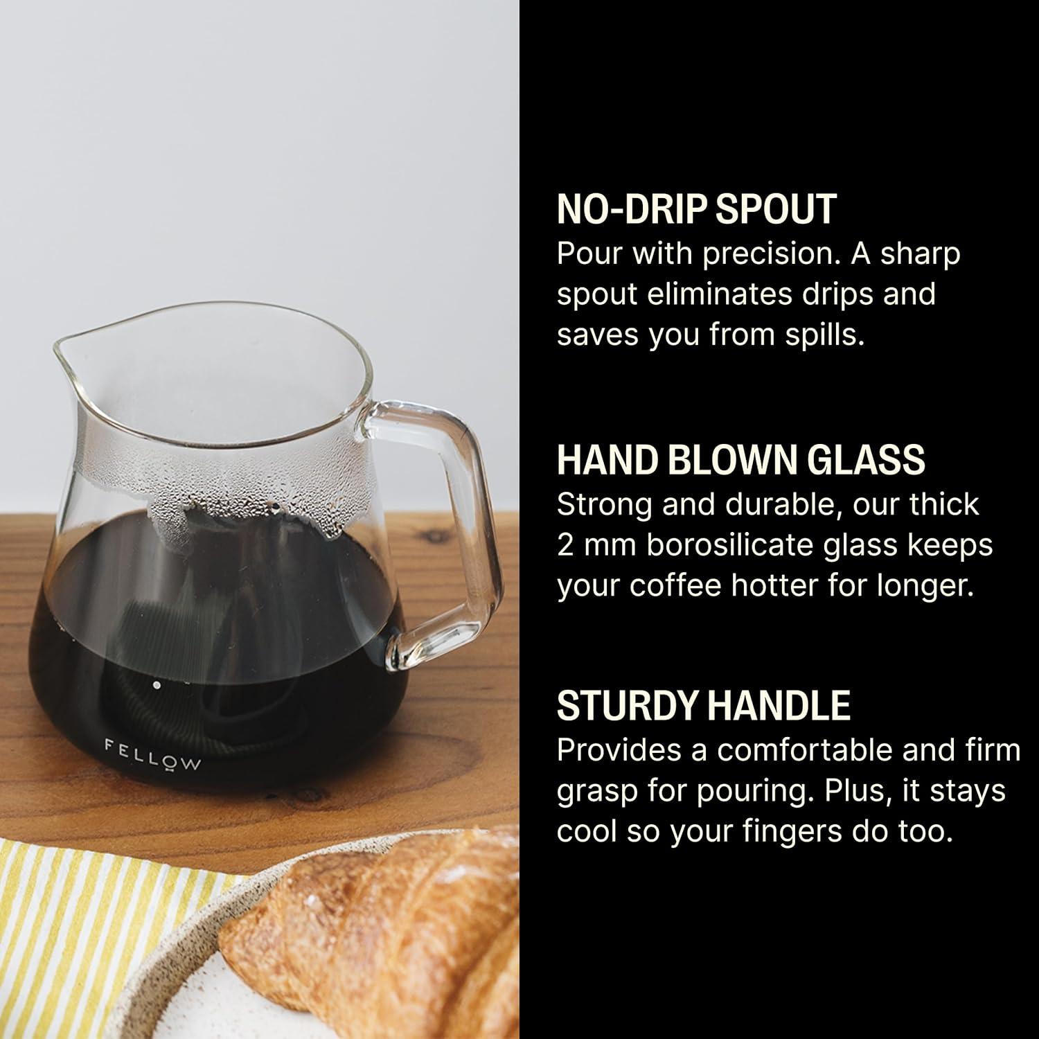 Jarra de Café Fellow Mighty Small 500 ml Vidrio Borosilicato