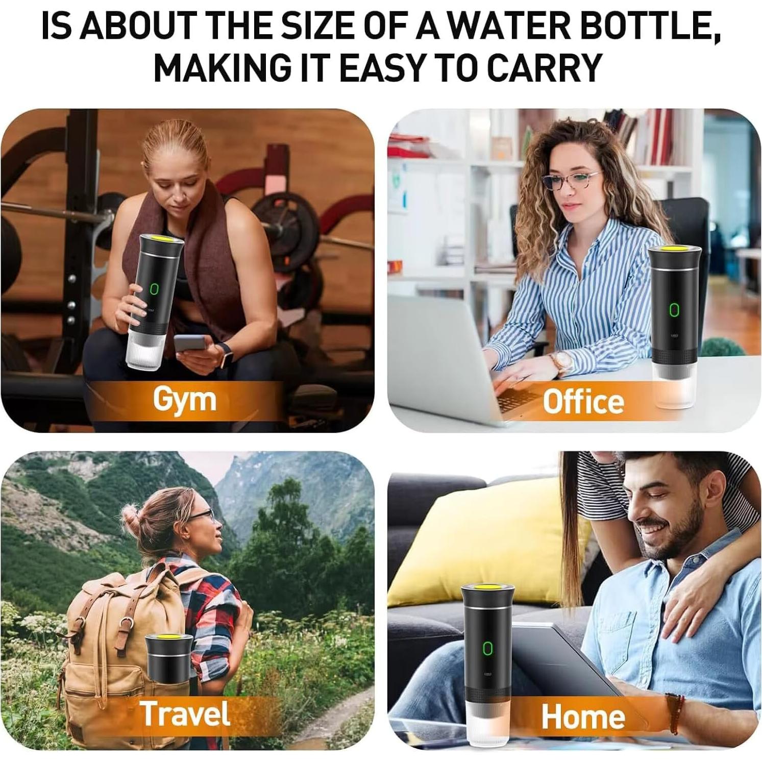 Máquina de Espresso Portátil Genérico Moltopresso 7500mAh