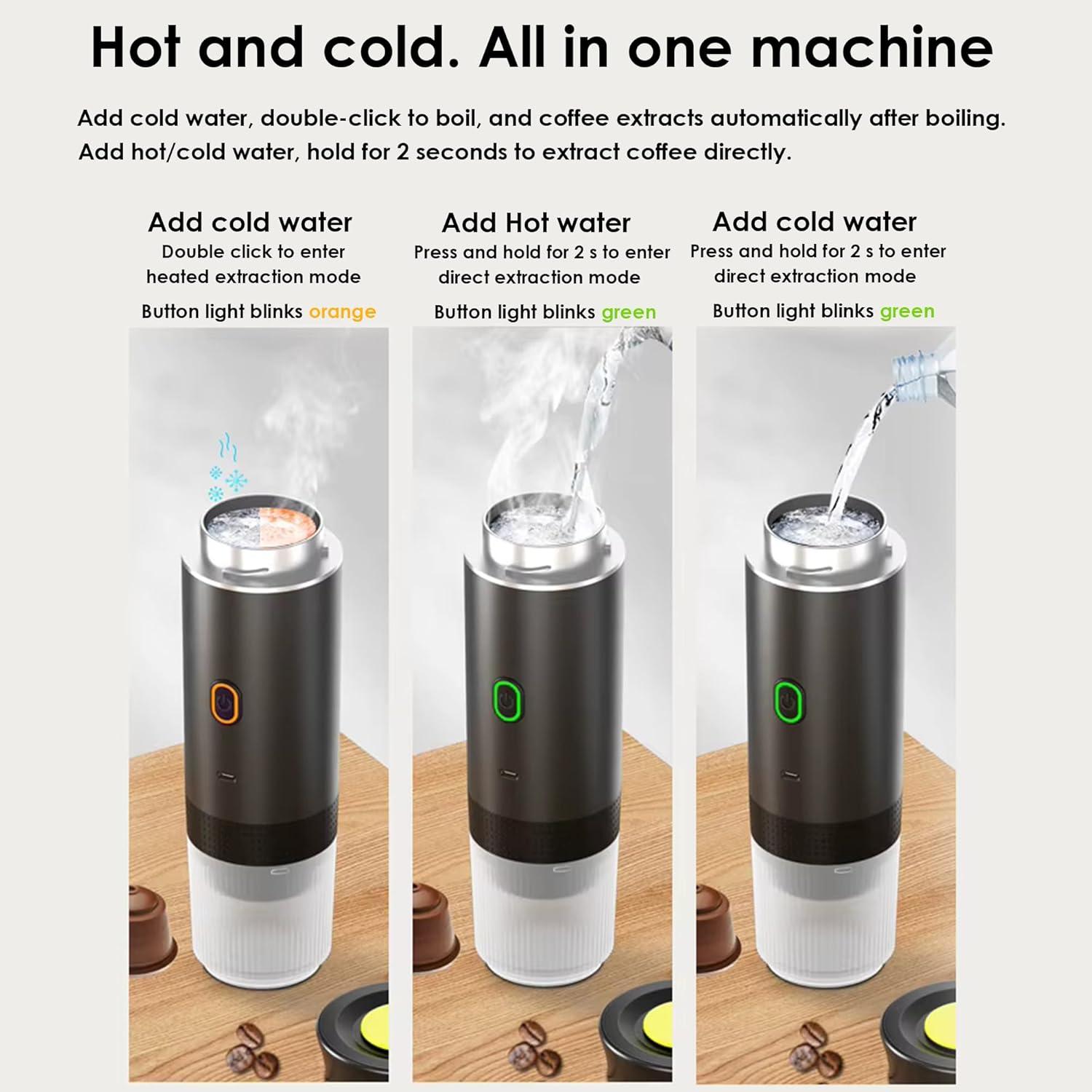 Máquina de Espresso Portátil Genérico Moltopresso 7500mAh