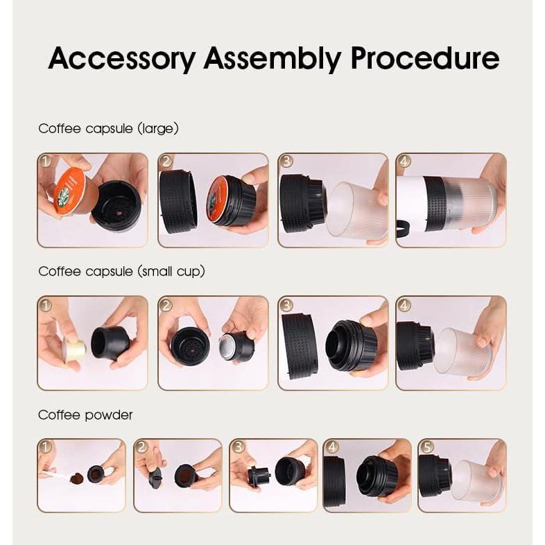 Máquina de Espresso Portátil Genérico Moltopresso 7500mAh