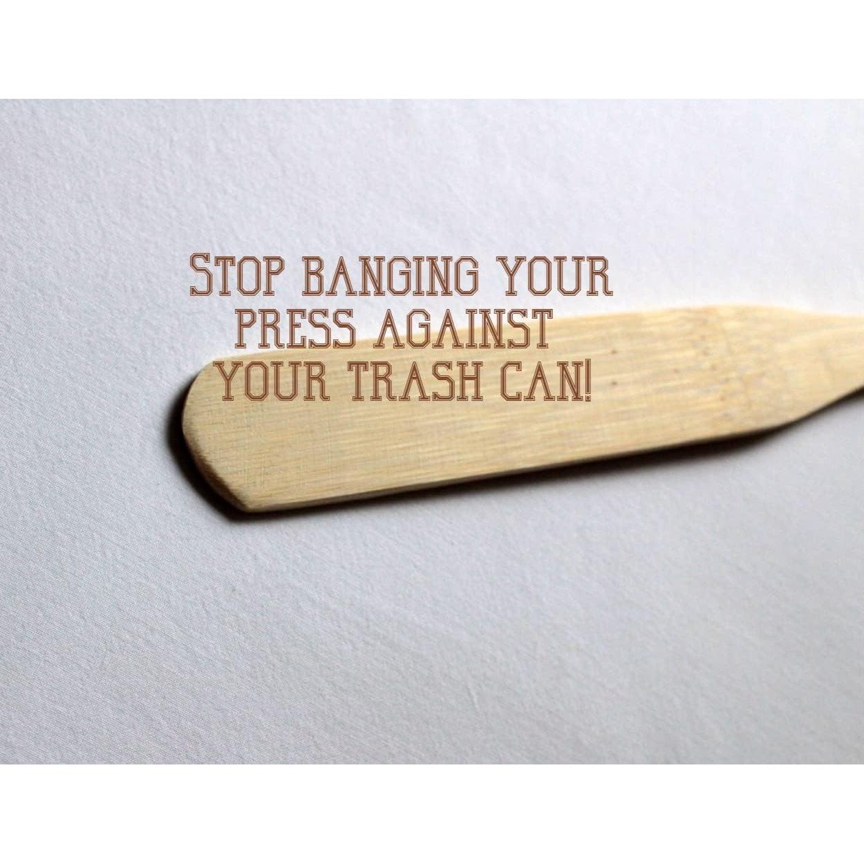 Paleta de Bambú Orgánico para Prensa Francesa Cafe Crush Club