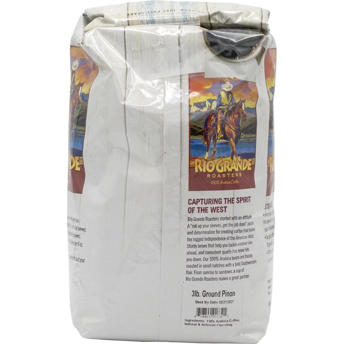 Café Molido Pinon 100% Arábica Rio Grande Roasters 1.36 kg