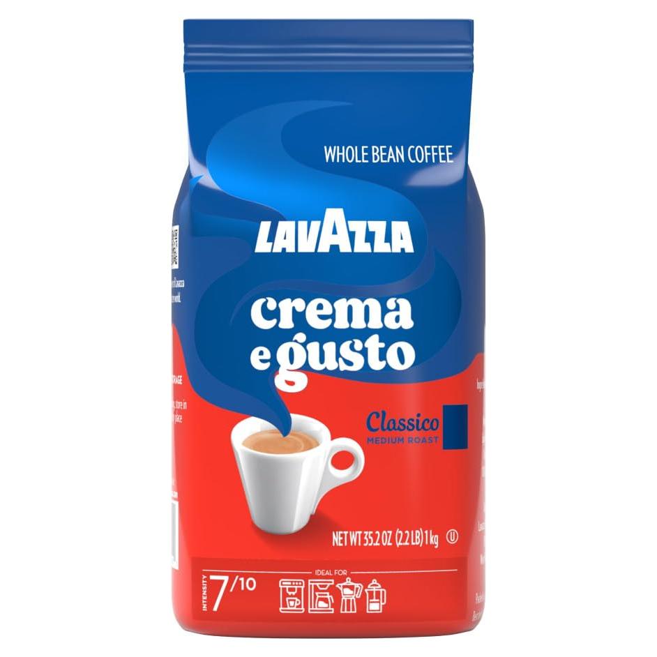 Café en Grano Lavazza Crema e Gusto 1 kg Tostado Medio