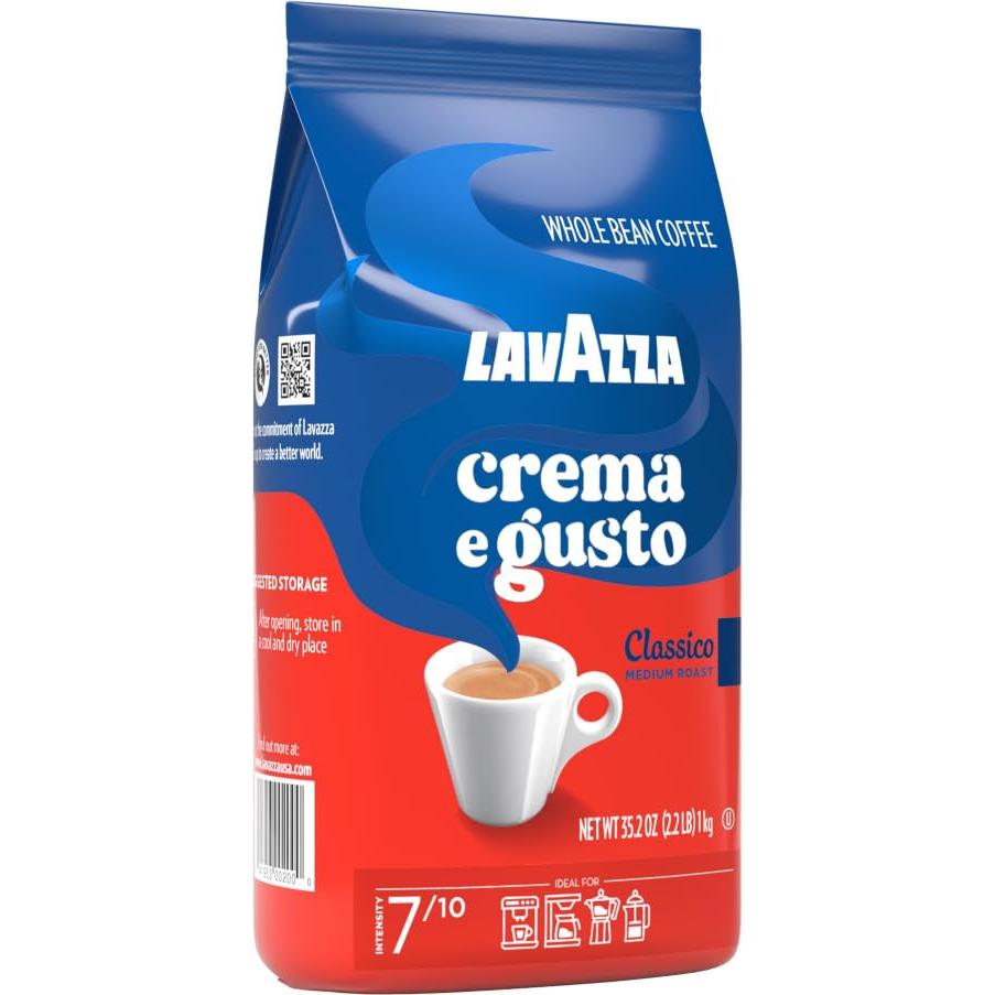 Café en Grano Lavazza Crema e Gusto 1 kg Tostado Medio