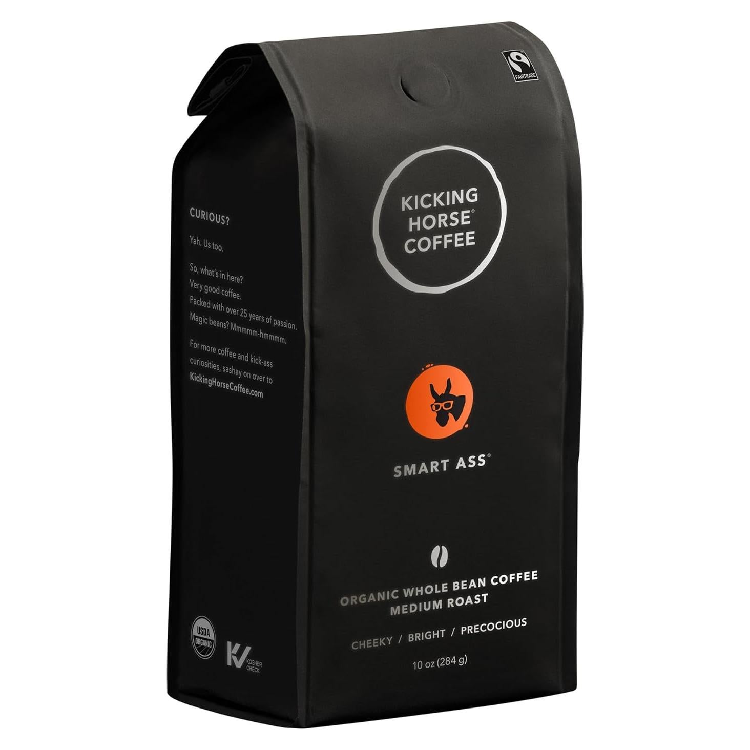 Café en Grano Kicking Horse Smart Ass Tostado Medio 283.5 g