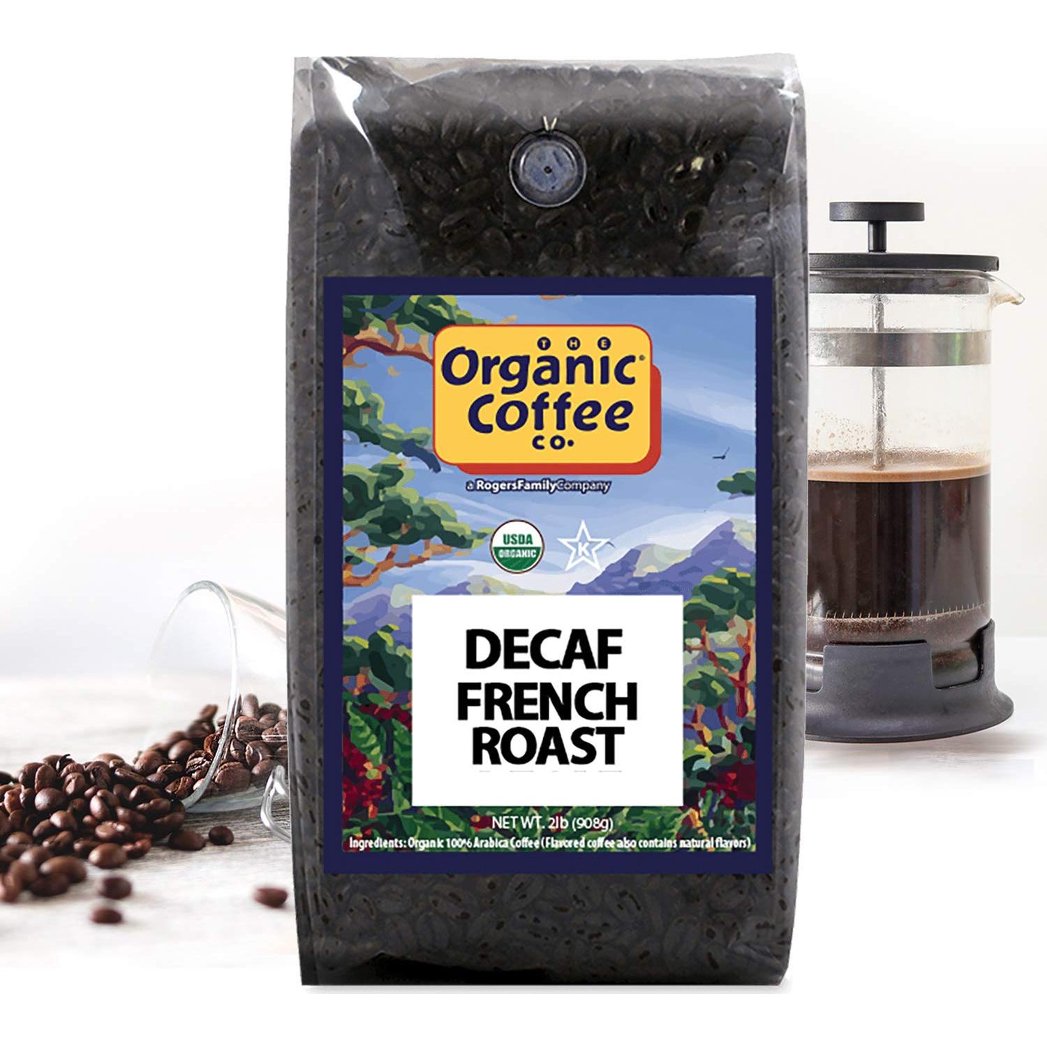 Café Orgánico Descafinado Tostado Francés 2KG The Organic Coffee Co.