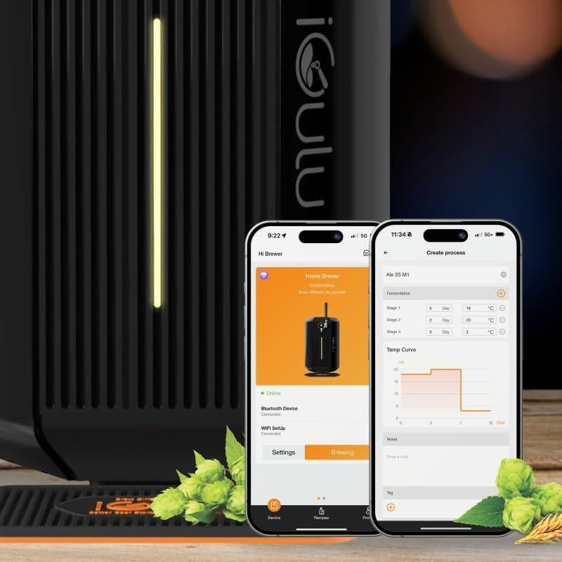 Cervecero Automático iGulu F1 3.8L Control Temperatura y Presión