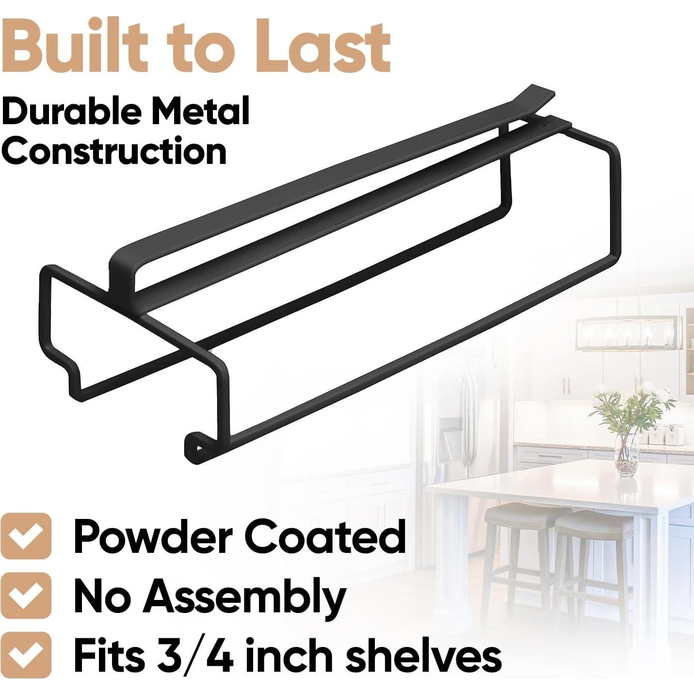 Estante Colgante Altura para AeroPress - Negro, Acero Aleado