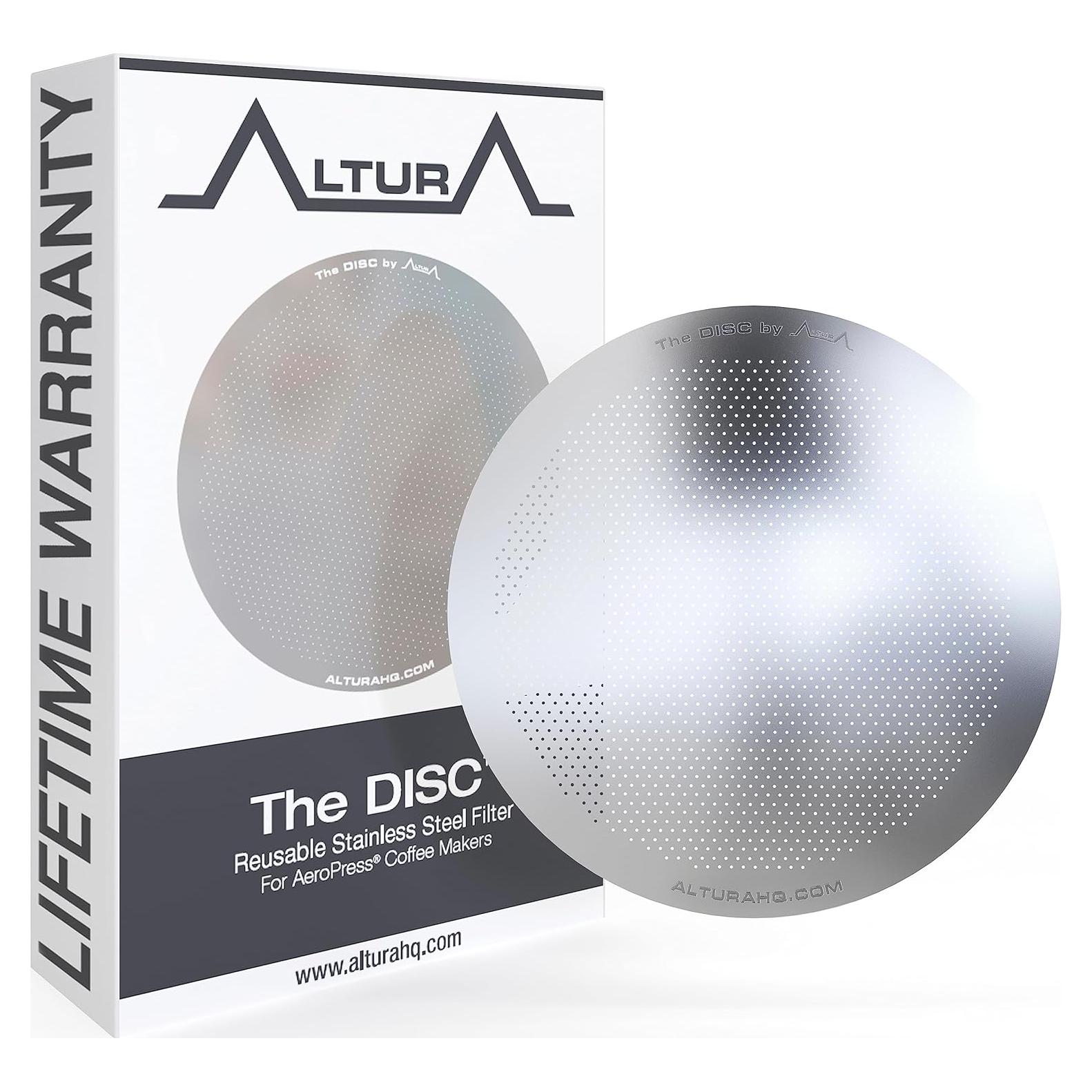 Filtro Metálico Reutilizable Altura para Cafeteras AeroPress