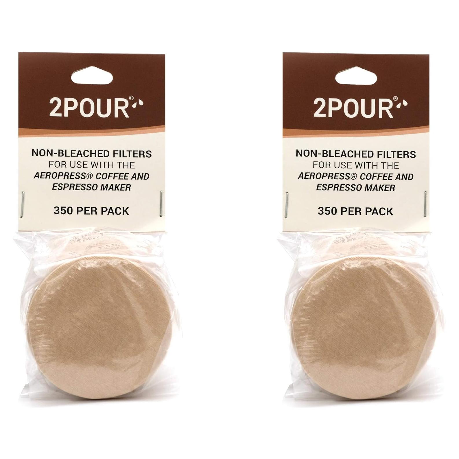 Filtros de Papel Reutilizables 2POUR para Aeropress - 2 Piezas