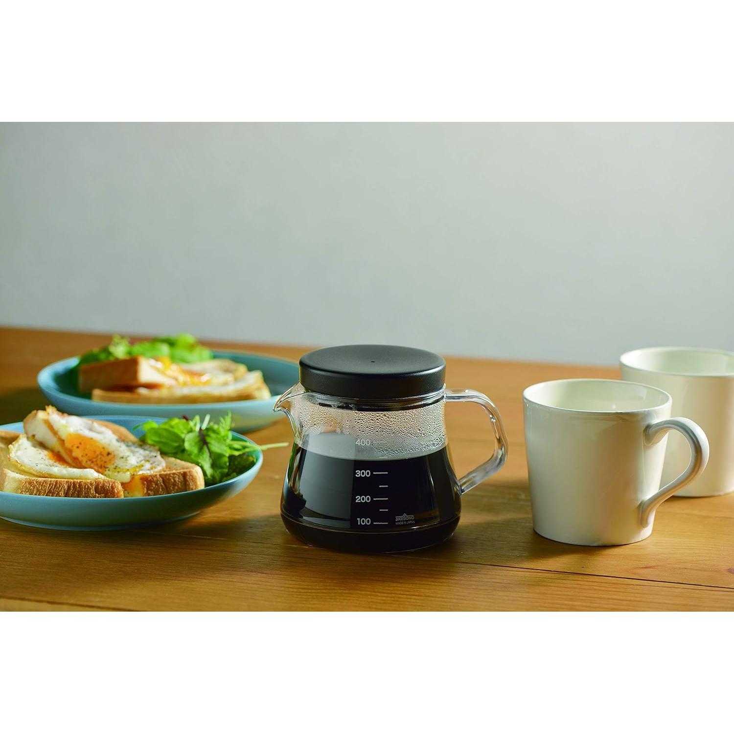 Servidor de Café Irrompible Akebono TW-3730 400 ml Negro