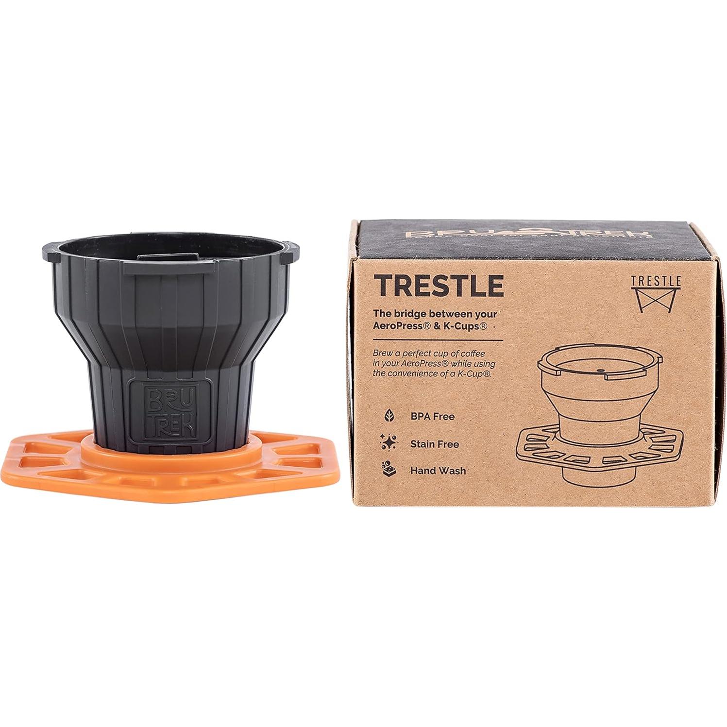 Adaptador de Cápsula Trestle BruTrek para AeroPress - Portátil