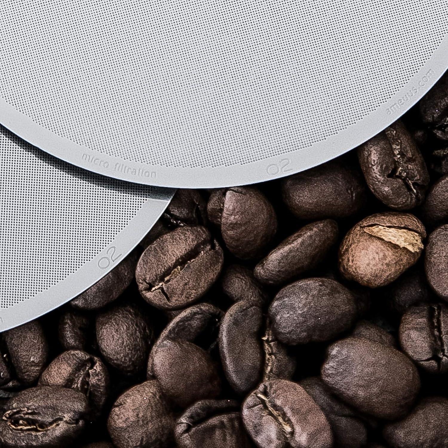 Filtros Reutilizables de Acero Inoxidable Ameuus para AeroPress
