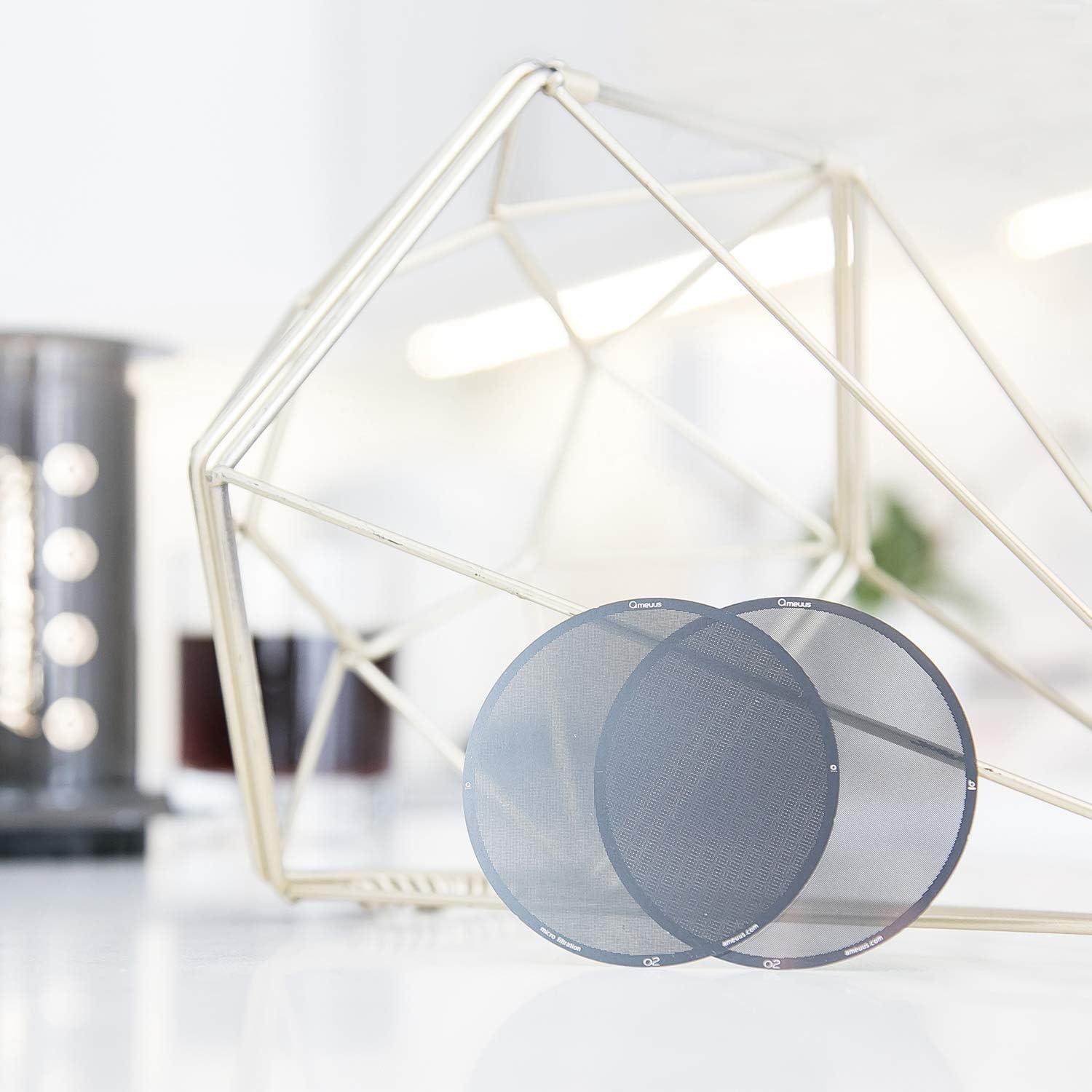 Filtros Reutilizables de Acero Inoxidable Ameuus para AeroPress