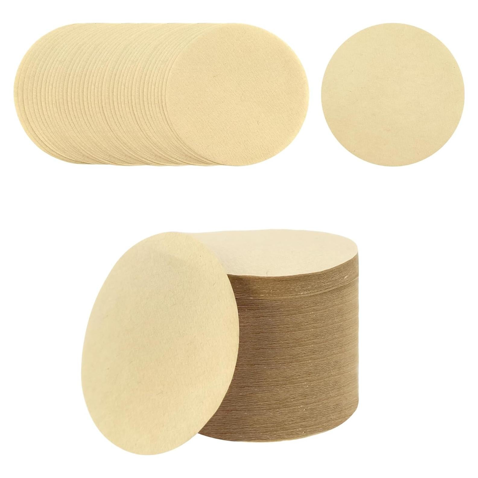 Paquete de 300 filtros de café redondos Cretty-Meet 6.4 cm