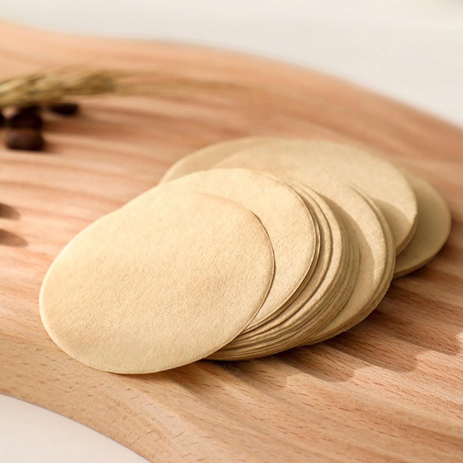 Paquete de 300 filtros de café redondos Cretty-Meet 6.4 cm