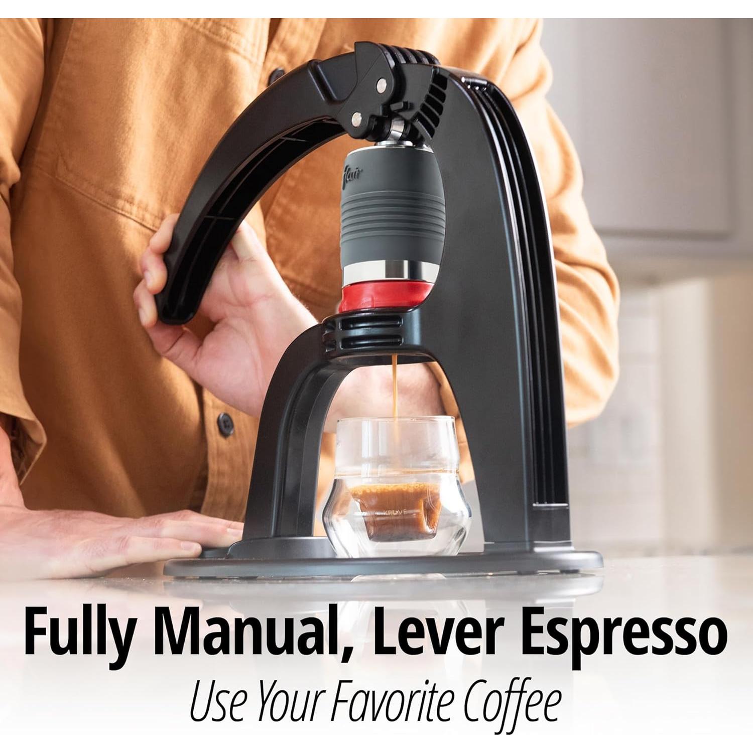 Máquina de Espresso Manual Flair NEO Flex - Con Manómetro y 2 Portafiltros