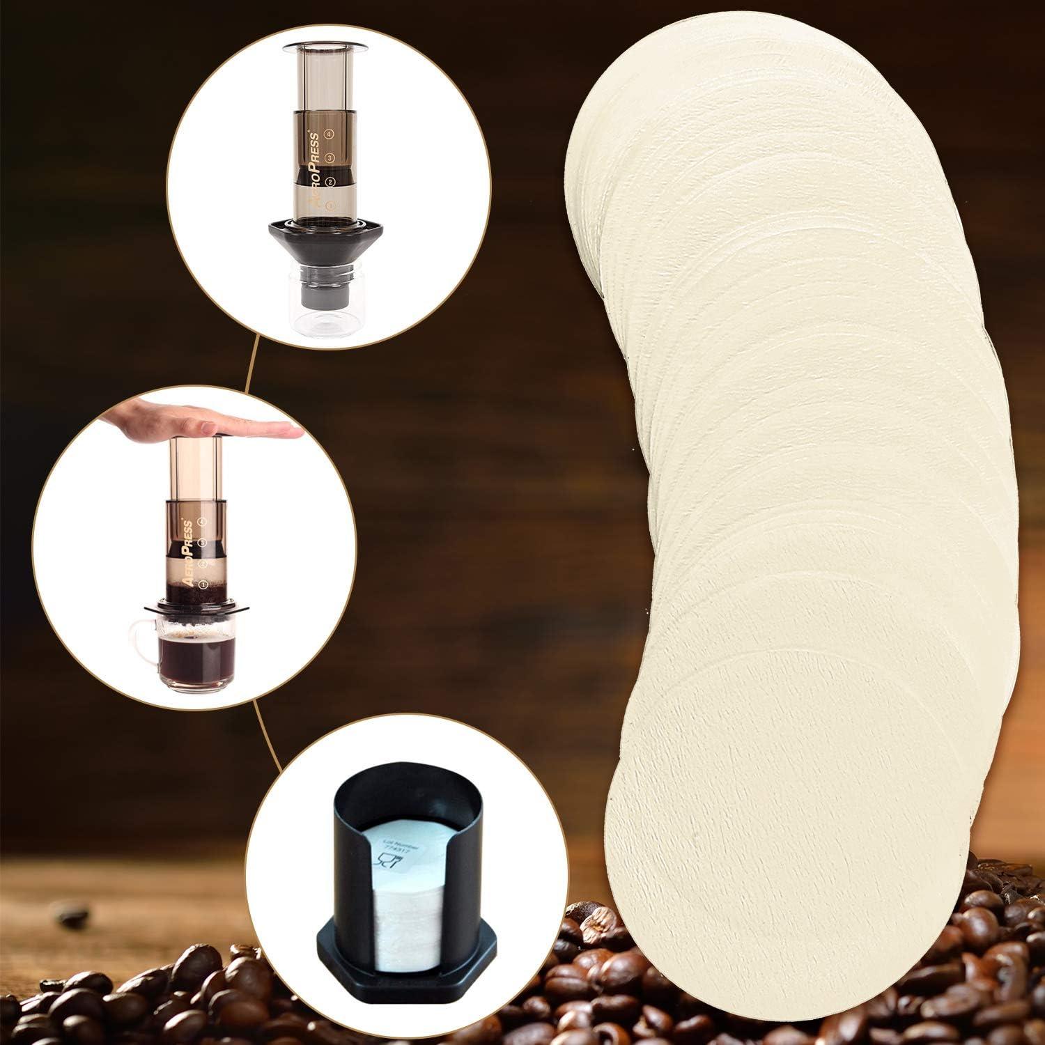 Filtros de papel Outus para café Aeropress 500 piezas 6.35 cm