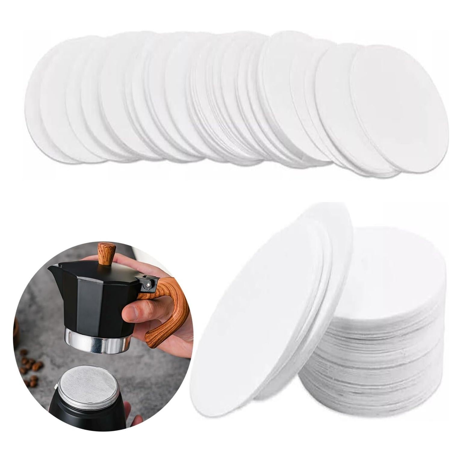 Filtros de papel desechables iHMeiju 6.35 cm 500 unidades