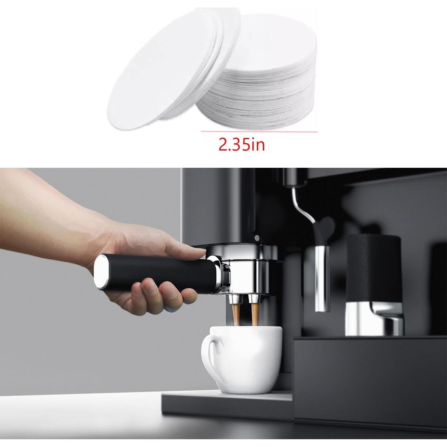 Filtros de papel desechables iHMeiju 6.35 cm 500 unidades