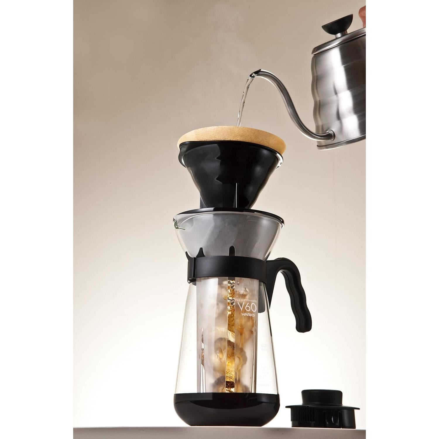Cafetera Hario V60 Fretta 700ml Manual Negra para Café Frío
