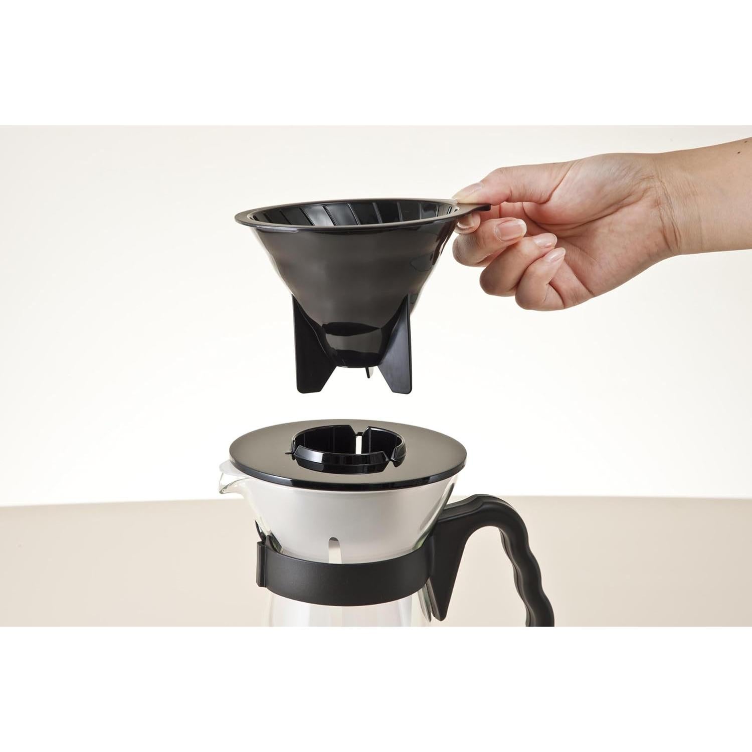 Cafetera Hario V60 Fretta 700ml Manual Negra para Café Frío