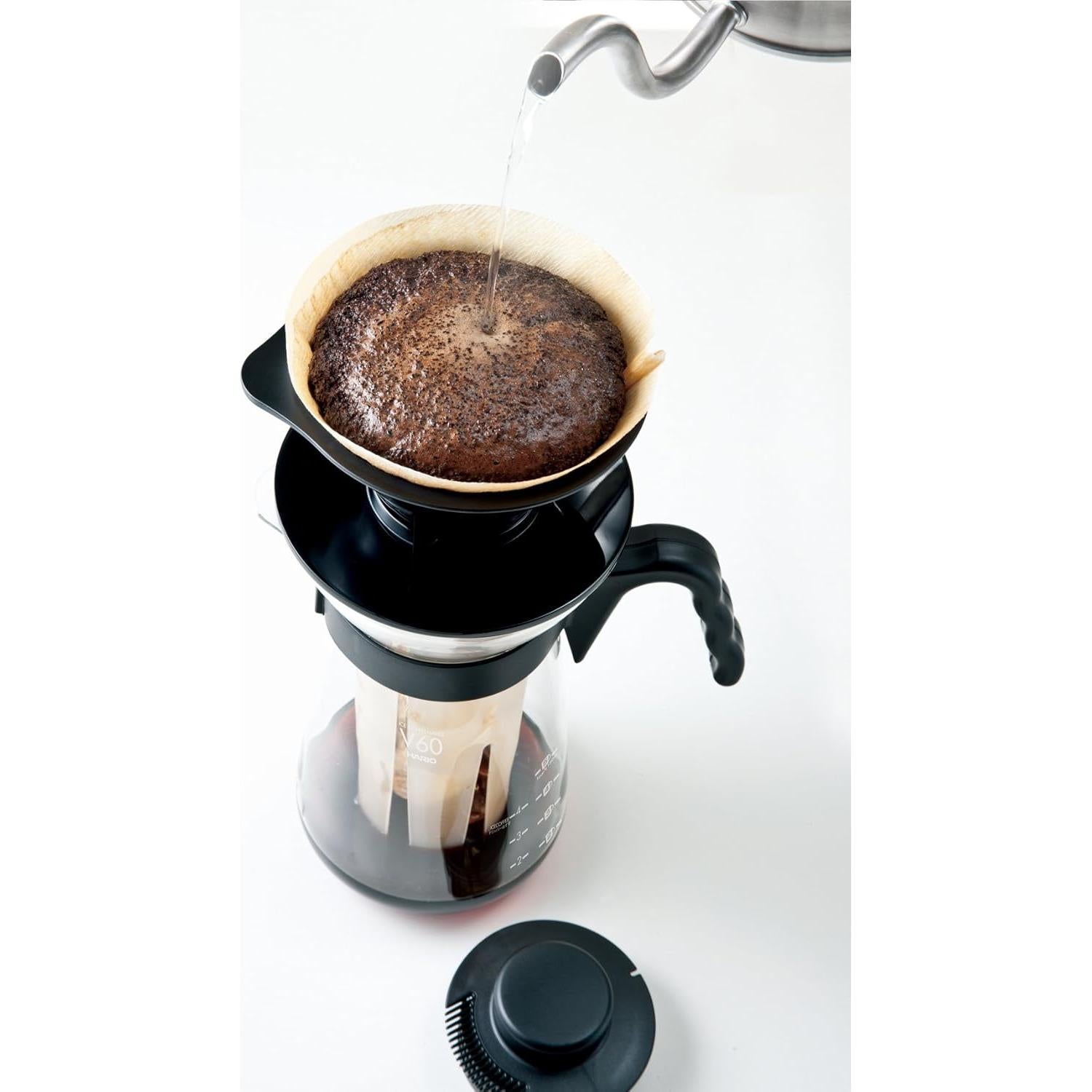 Cafetera Hario V60 Fretta 700ml Manual Negra para Café Frío