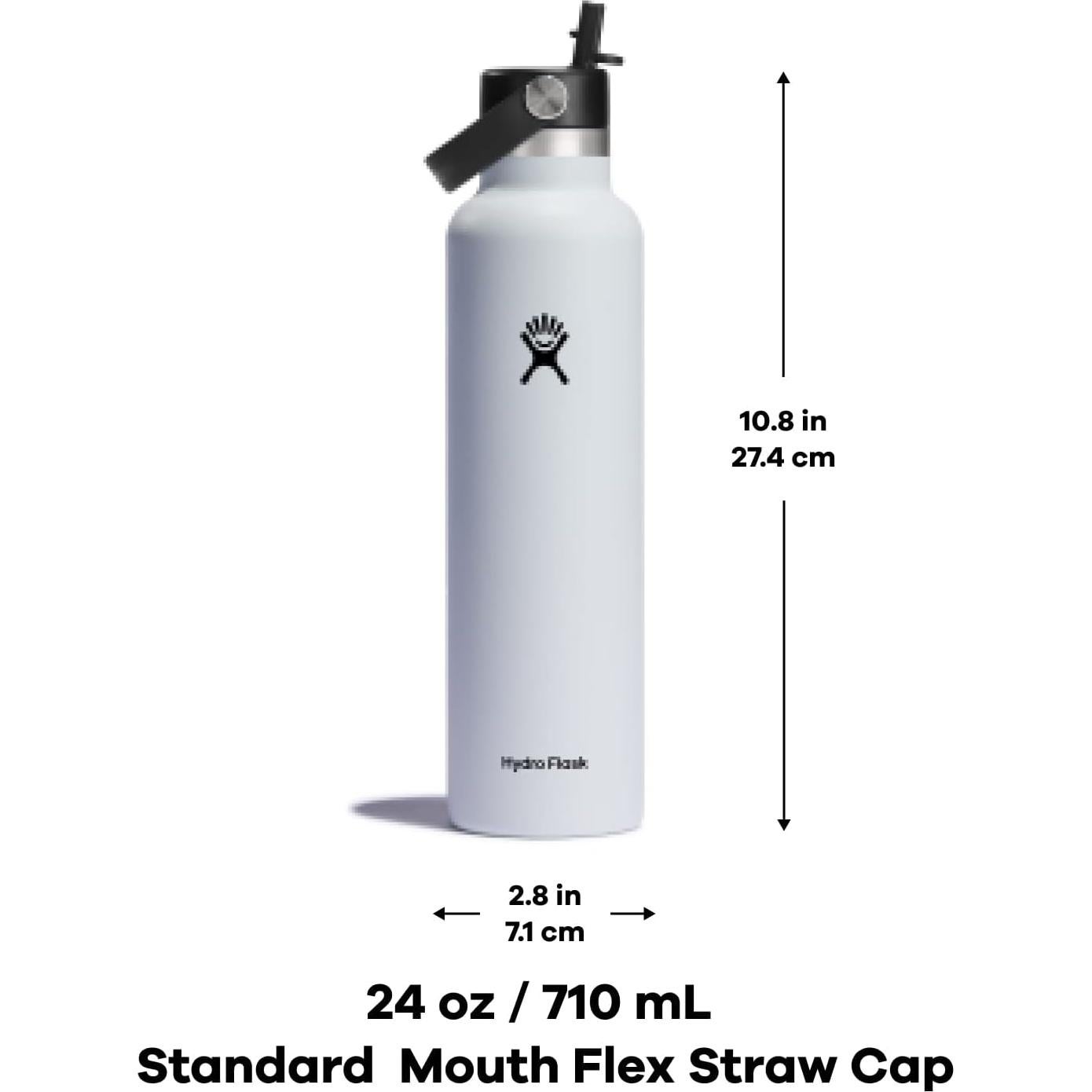 Botella de Agua Hydro Flask 24 Oz Tapa Pajilla Trillium