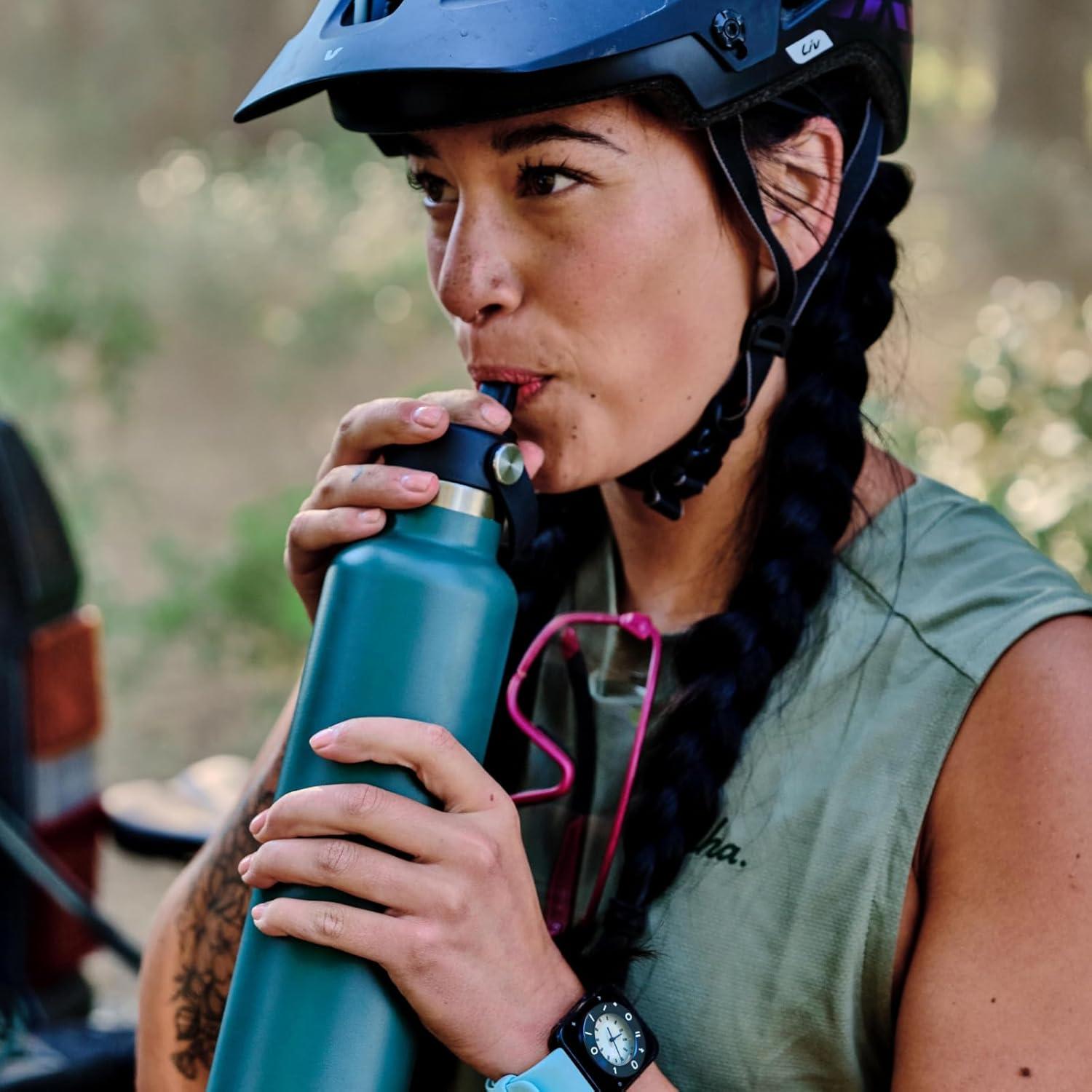 Botella de Agua Hydro Flask 24 Oz Tapa Pajilla Trillium